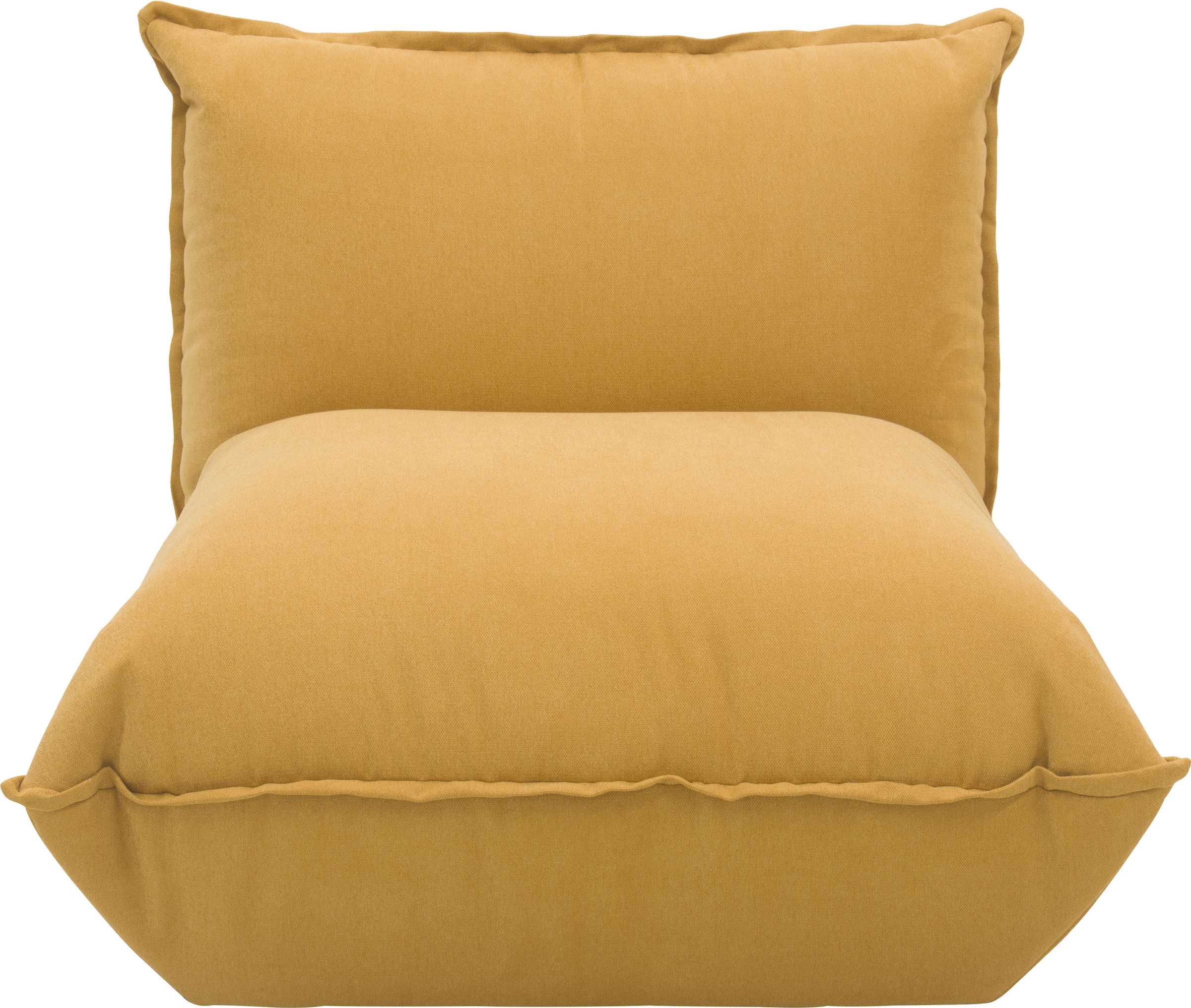 DOMO collection Sessel »Nantes Loungesessel, Wohlfühlsessel mit 360° Drehfunktion« hochwertig gepolstert mit Federkern, Struktur weich, mango