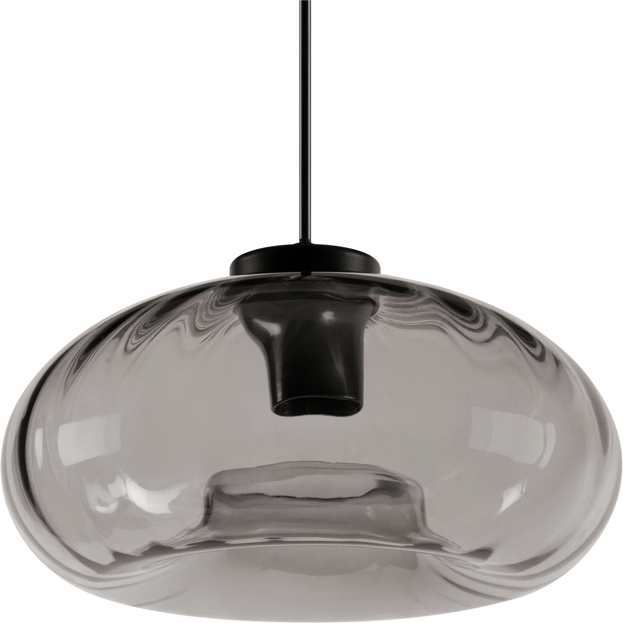 Osram Pendelleuchte »Decor Smoke Glass« E27 1 Stk. schwarz, E27, Stahl und Glas
