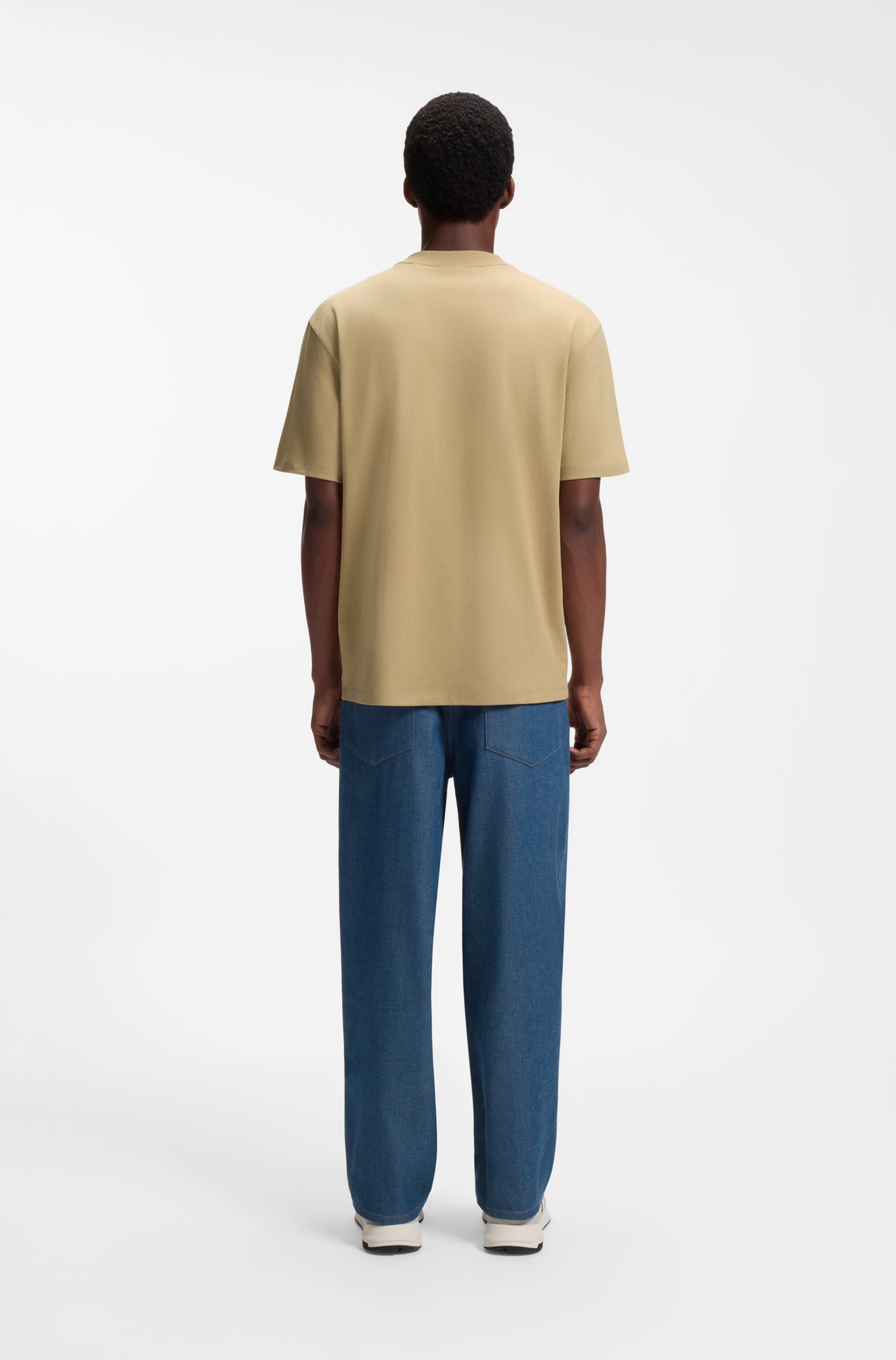 HUGO T-Shirt Rundhalsausschnitt, Relaxed Fit, Logo-Print