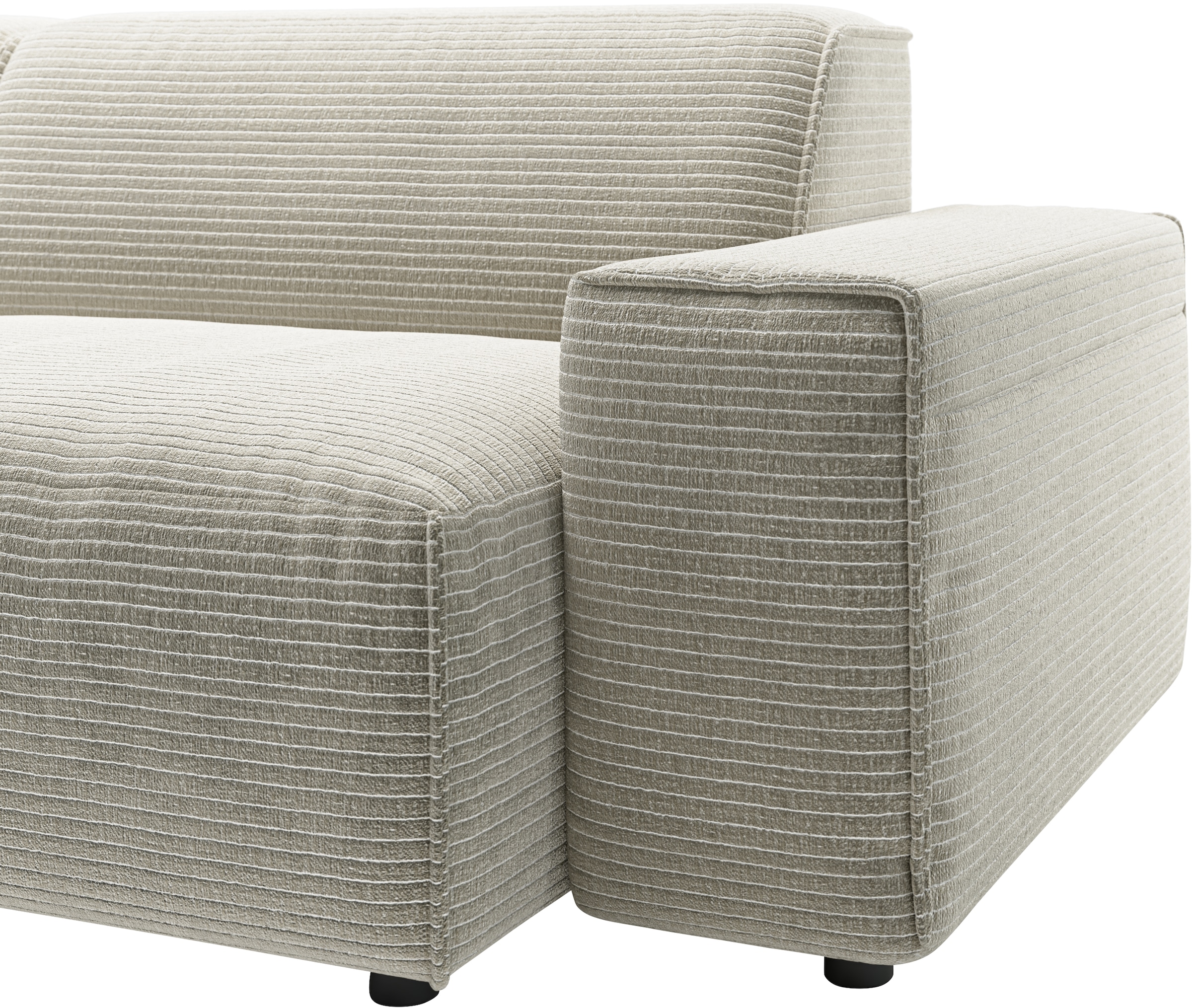 andas Ecksofa »Glimminge auch in Breitcord, Feincord, Bouclé + Easy care-Bezug«, L-Form, Breite 294, Zierkissen