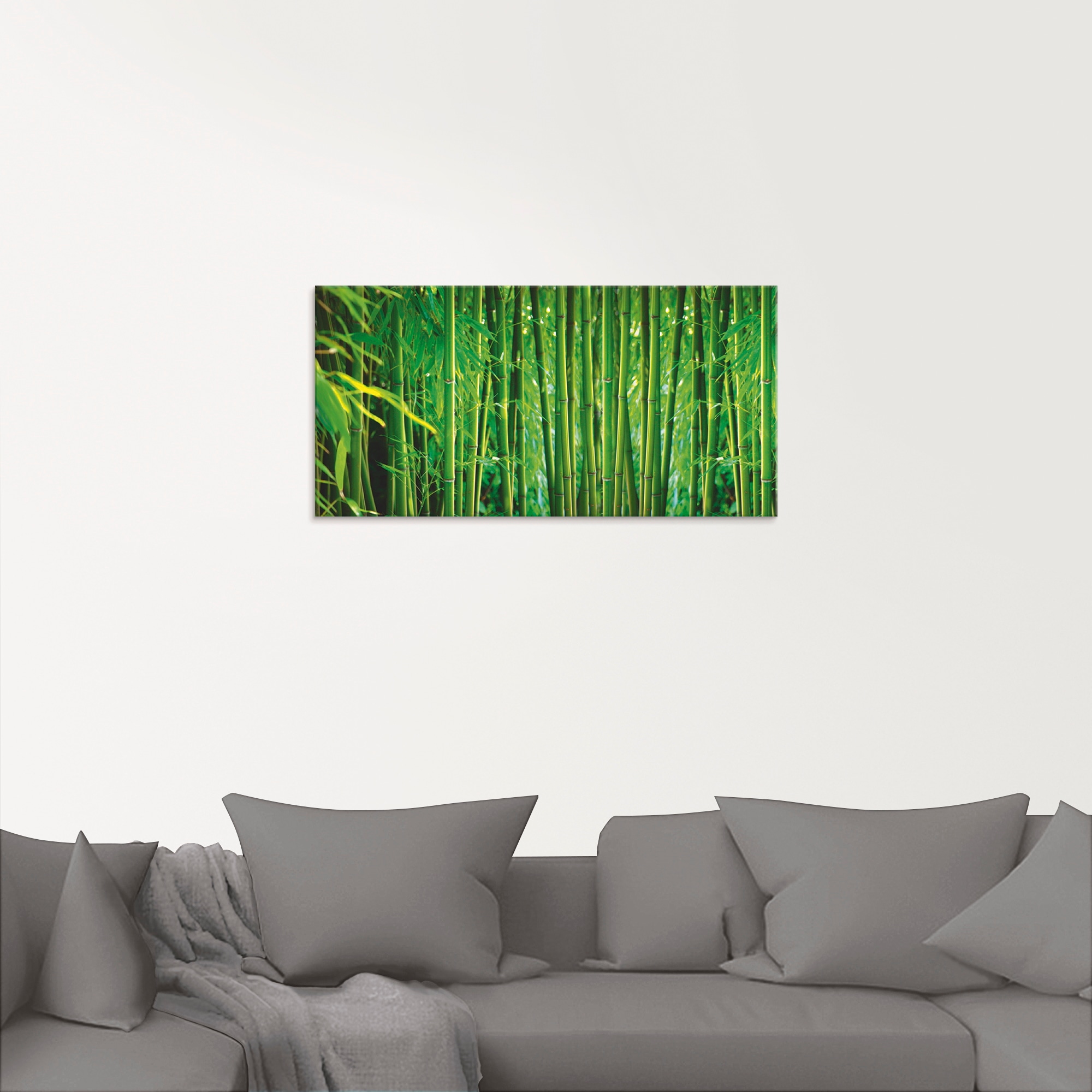 Artland Glasbild »Bambus II«, Gräser, (1 St.), in verschiedenen Größen