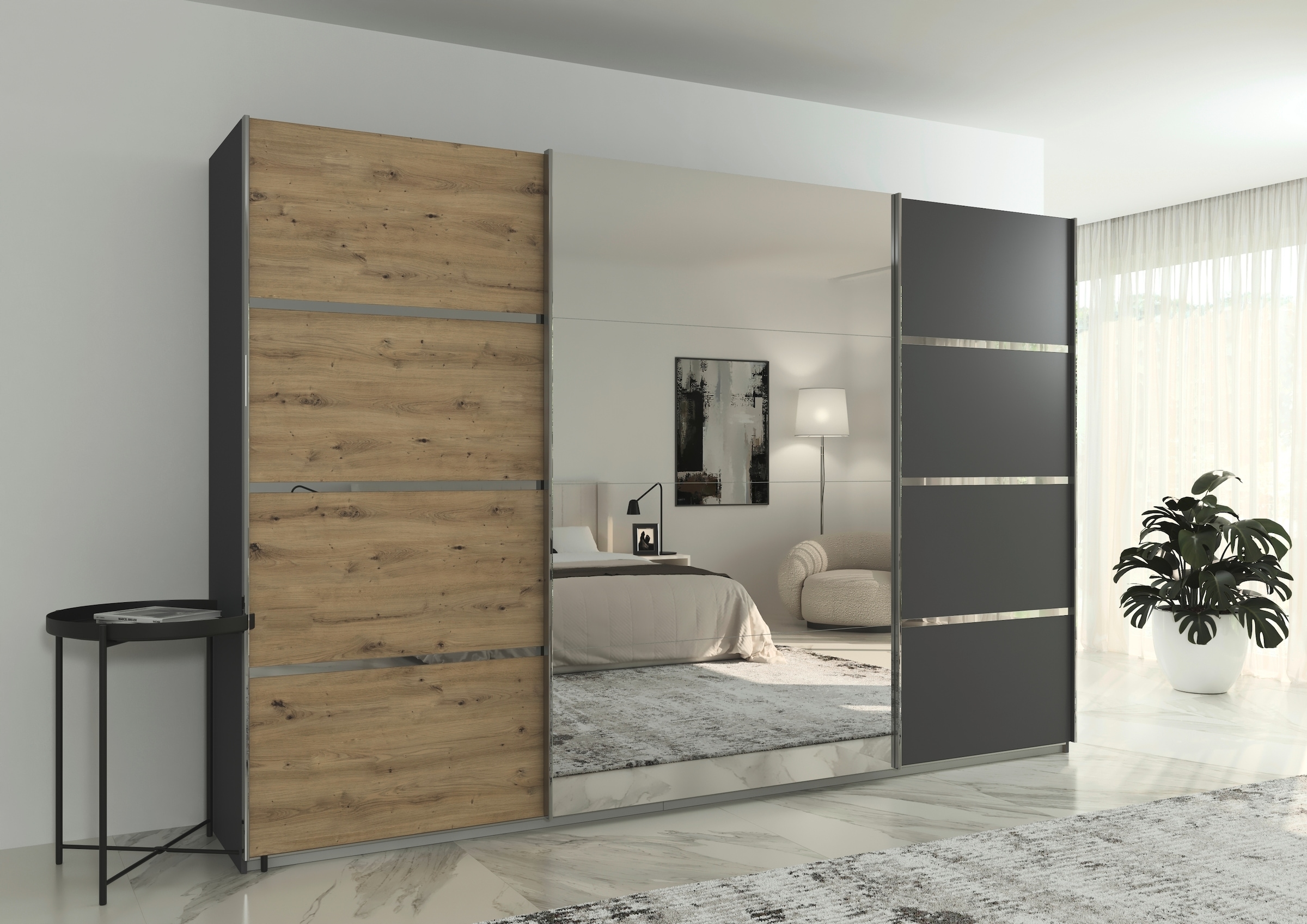 rauch Kleiderschrank »Schwebetürenschrank Garderobe Schrank TOP ANGEBOT Avo günstig online kaufen