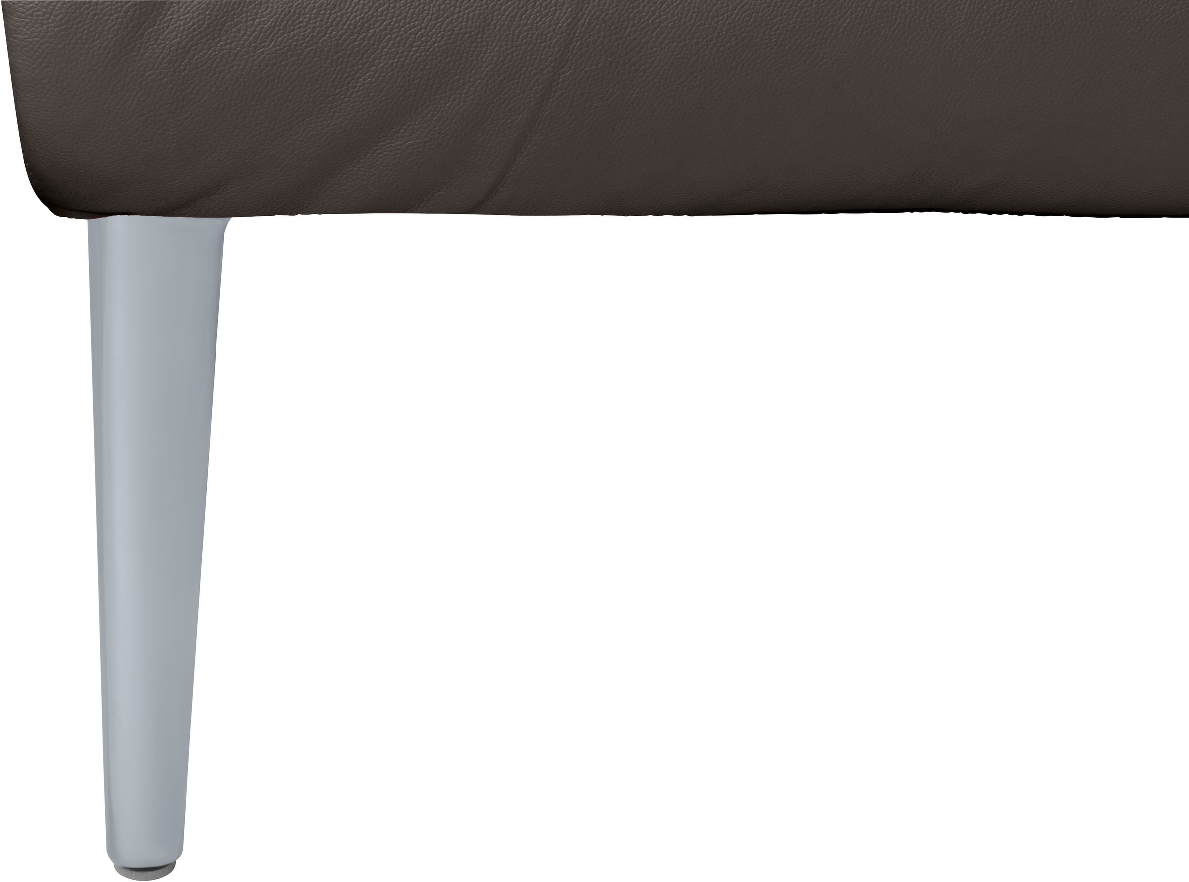 W.SCHILLIG Hocker »enjoy&MORE«, Füße silber matt, Breite 151 cm