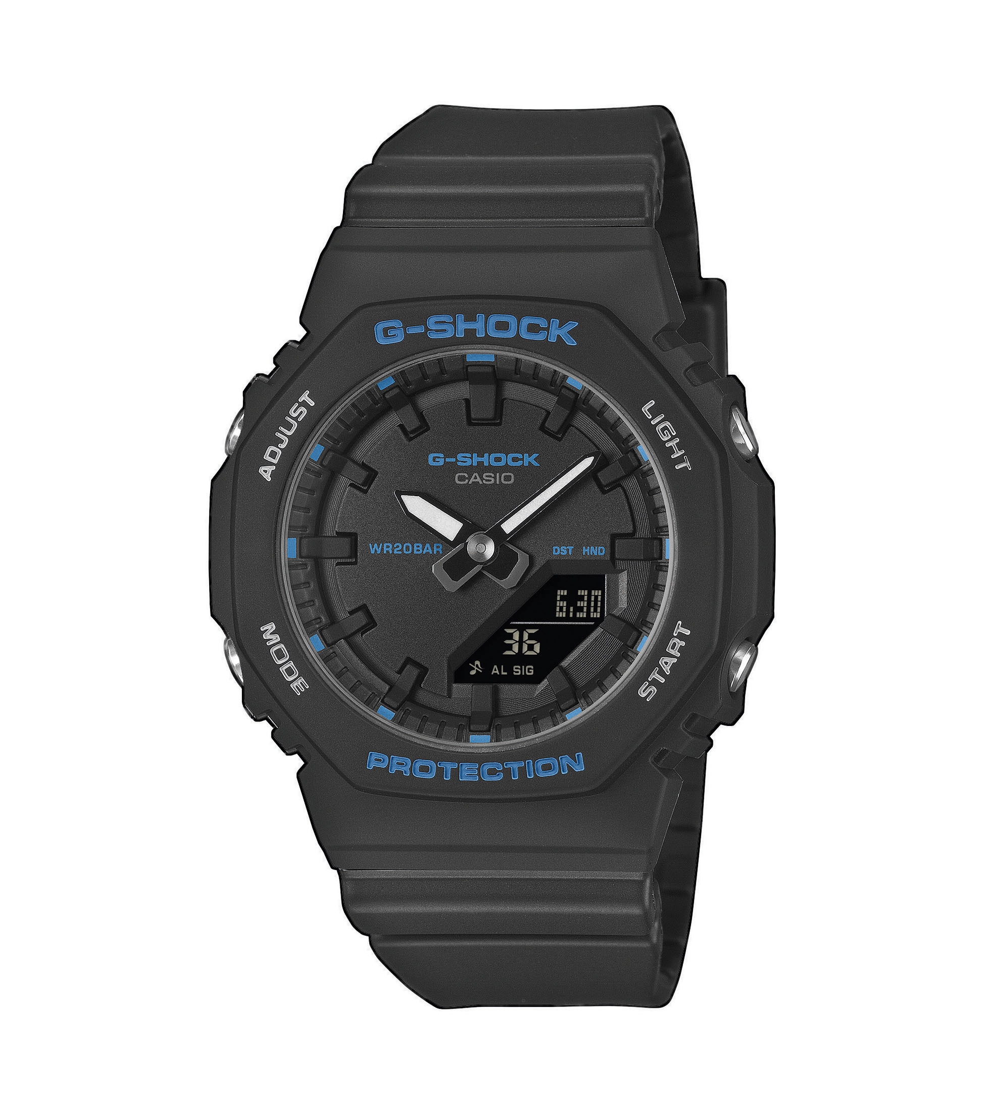 CASIO G-SHOCK Chronograph Quarzuhr, Armbanduhr, Damenuhr, Herrenuhr, analog, digital
