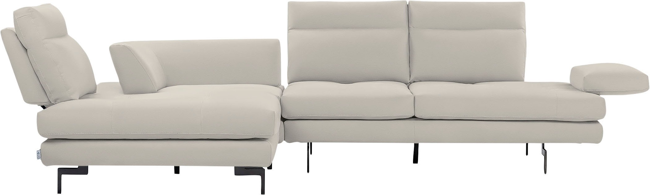 CALIA ITALIA Ecksofa »Toby Wing, Komfortsofa mit Sitzkomfort der Extraklass günstig online kaufen