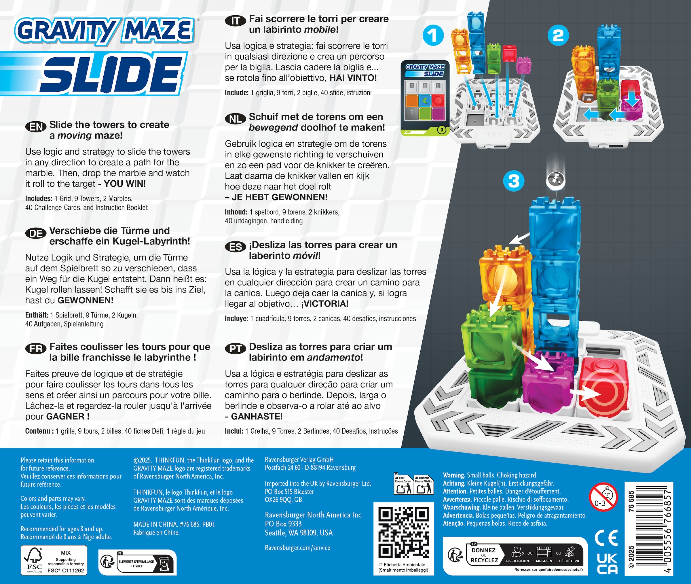 Thinkfun® Spiel »ThinkFun Gravity Maze Slide«