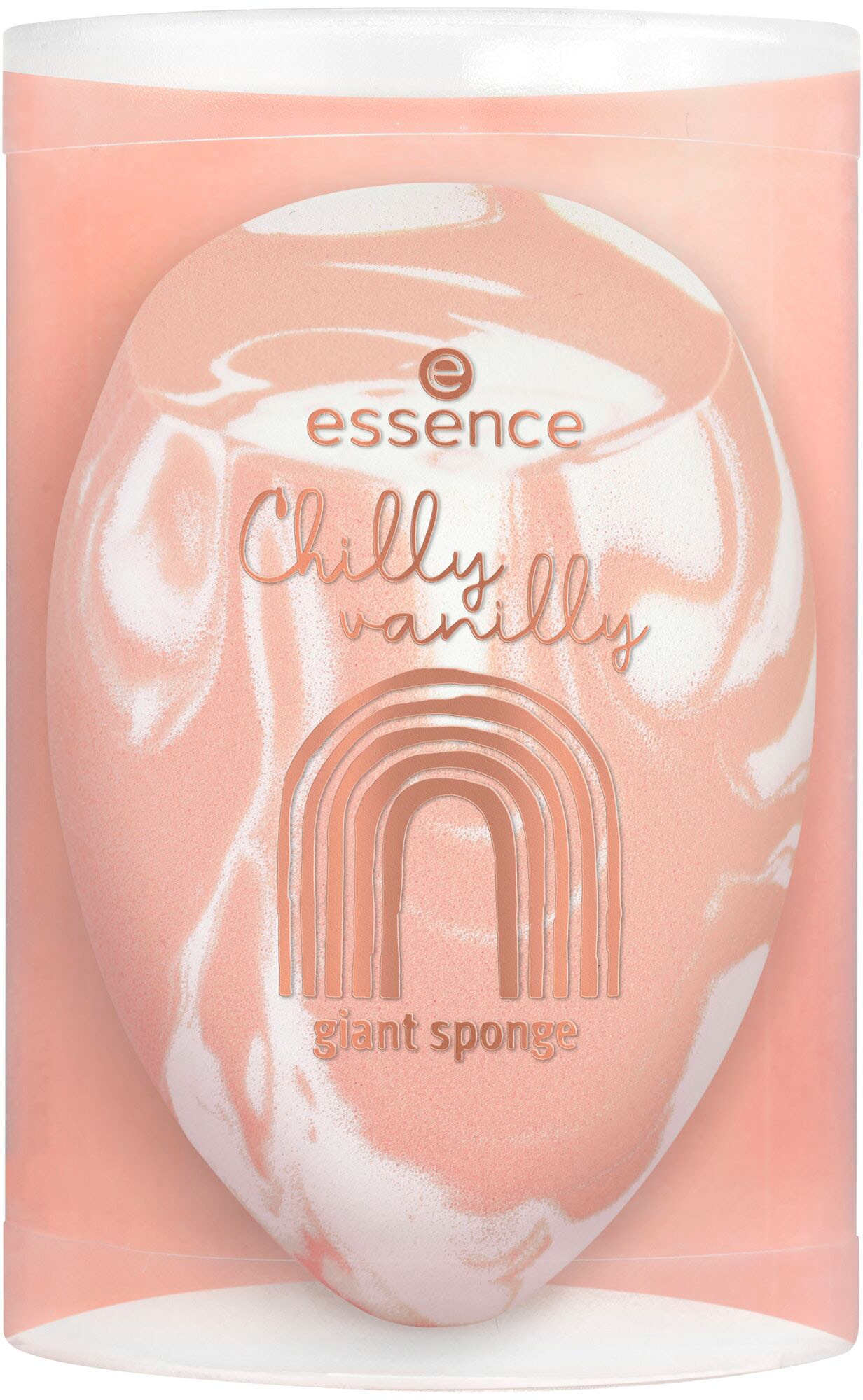 Essence Make-up Schwamm »Chilly vanilly giant sponge«, (Set, 3 tlg.), Sanftes Auftragen für ein makelloses Finish mit stylischem Design!