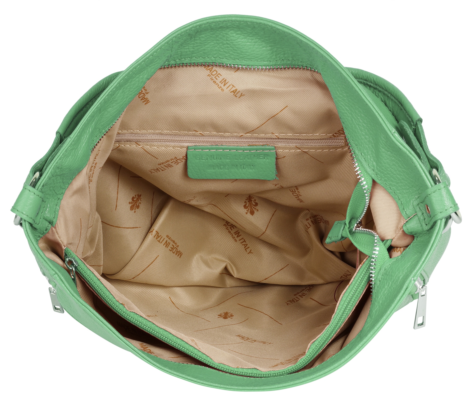 Cluty Henkeltasche echt Leder, Made in Italy