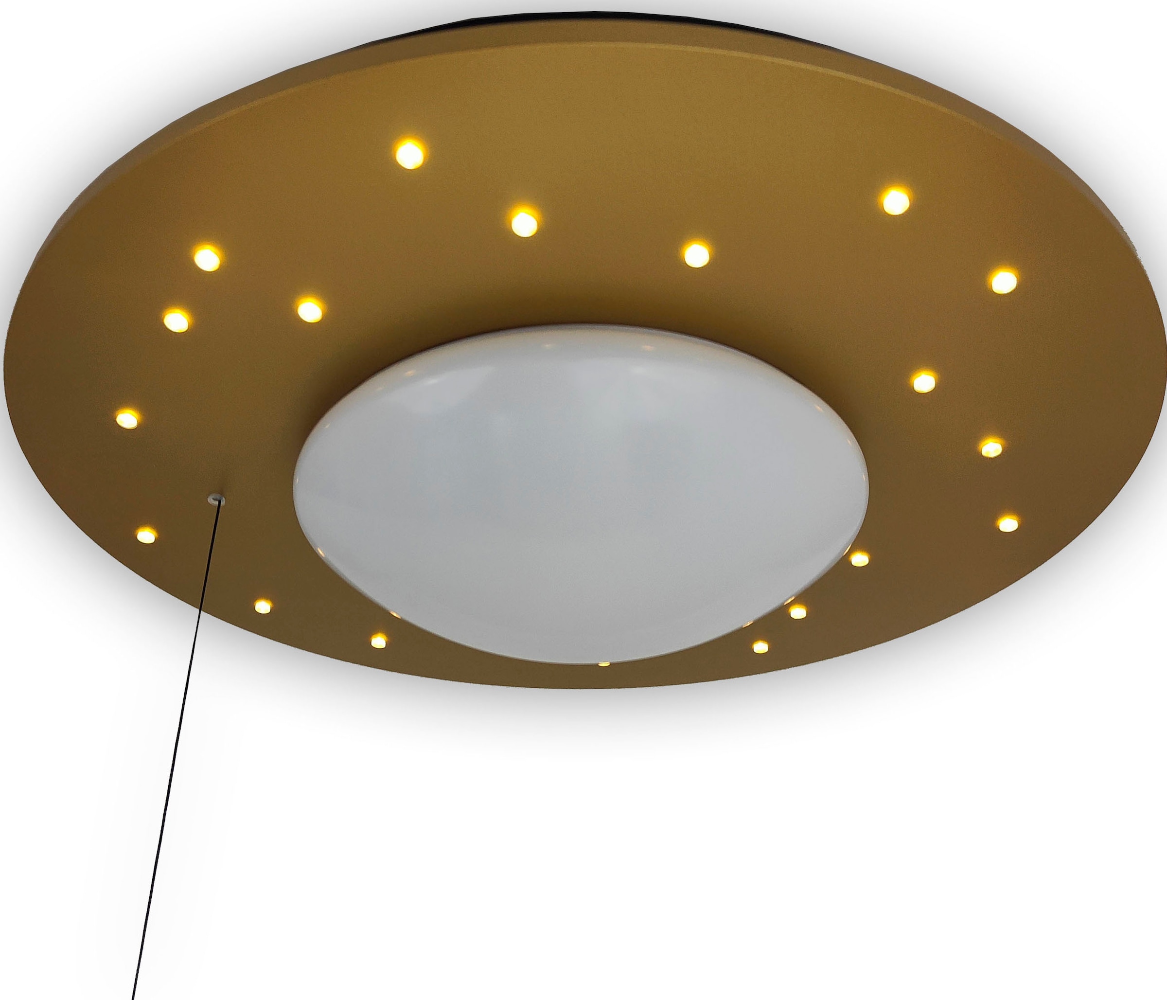 niermann Deckenleuchte »Saturn, Kinderlampe, Kinderzimmer« E27 1 Stk. E27 Fassung für einfachen Leuchtmittelwechsel