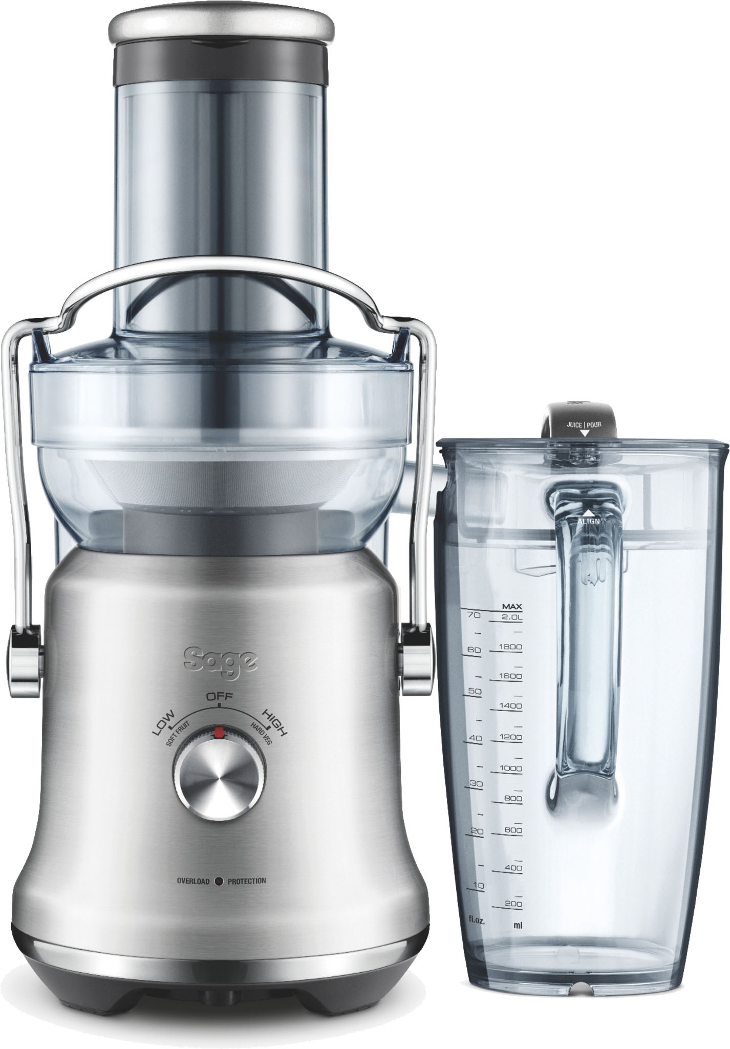 Sage Entsafter »SJE530BSS4 the Nutri Juicer® Cold Plus«, 1300 W, Gebürstete günstig online kaufen
