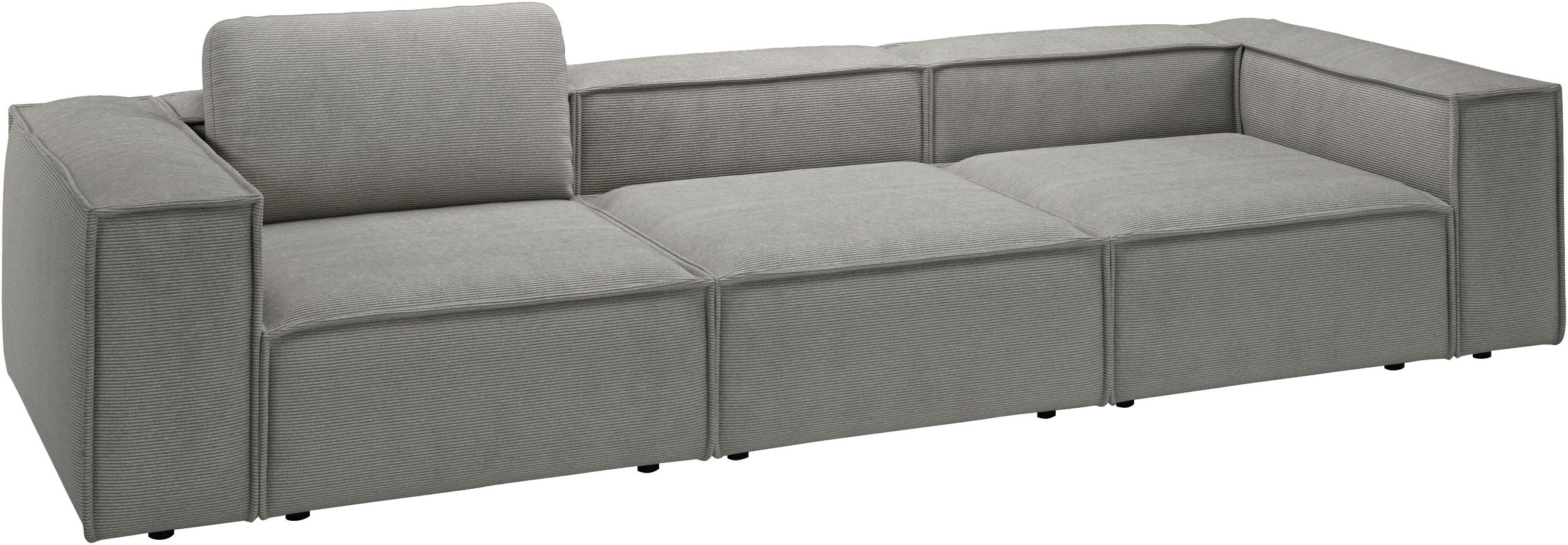Places of Style 3,5-Sitzer »Watertown, modernes Big-Sofa XXL, 336 cm Breite, auch in Feincord«, Riesiges Designersofa mit viel Platz & weichen Bezügen in Trendfarben
