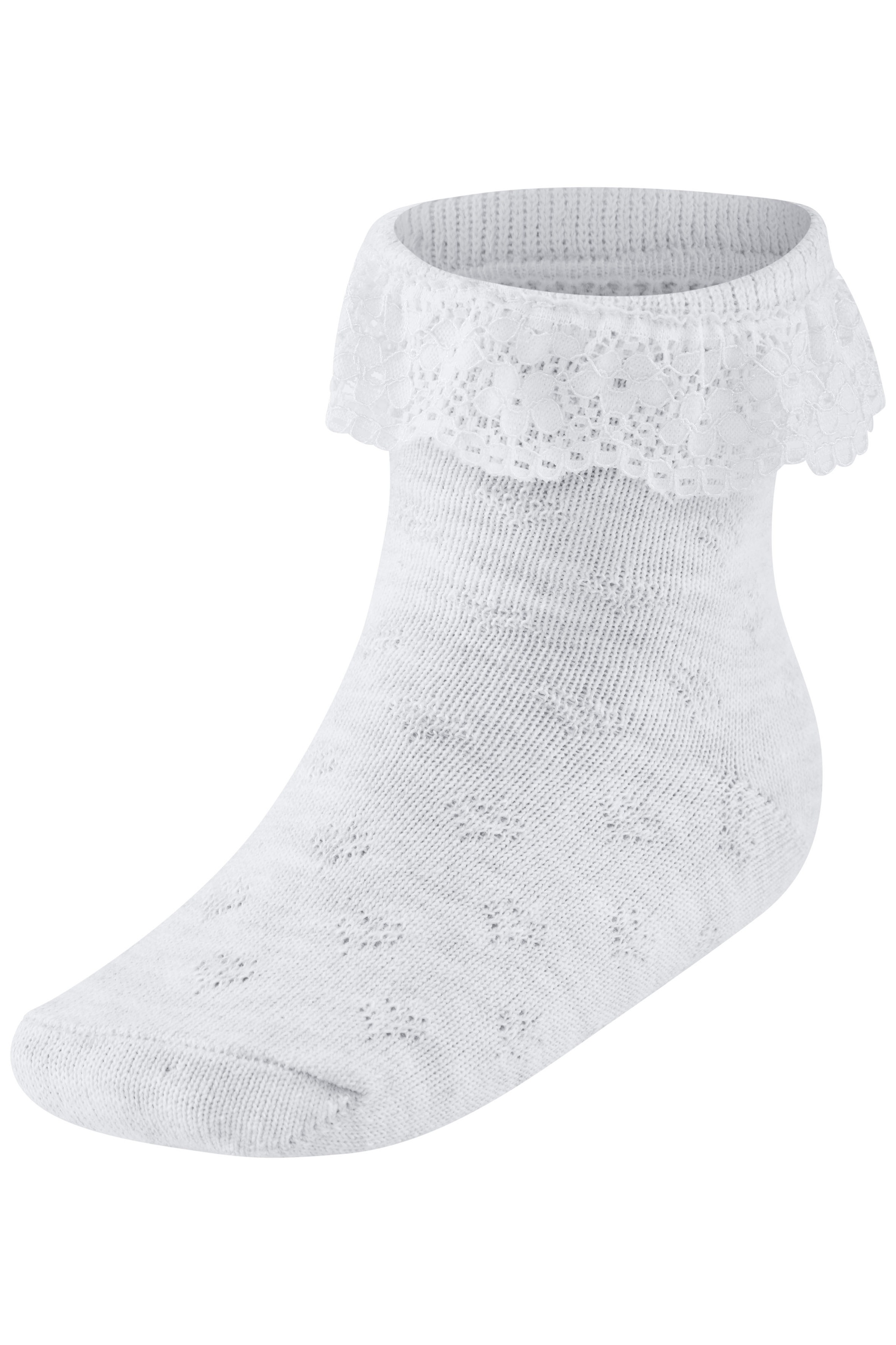 H.I.S Socken 3 Paar tlg. mit feinem Ajour Strickmuster und kleiner Rüsche