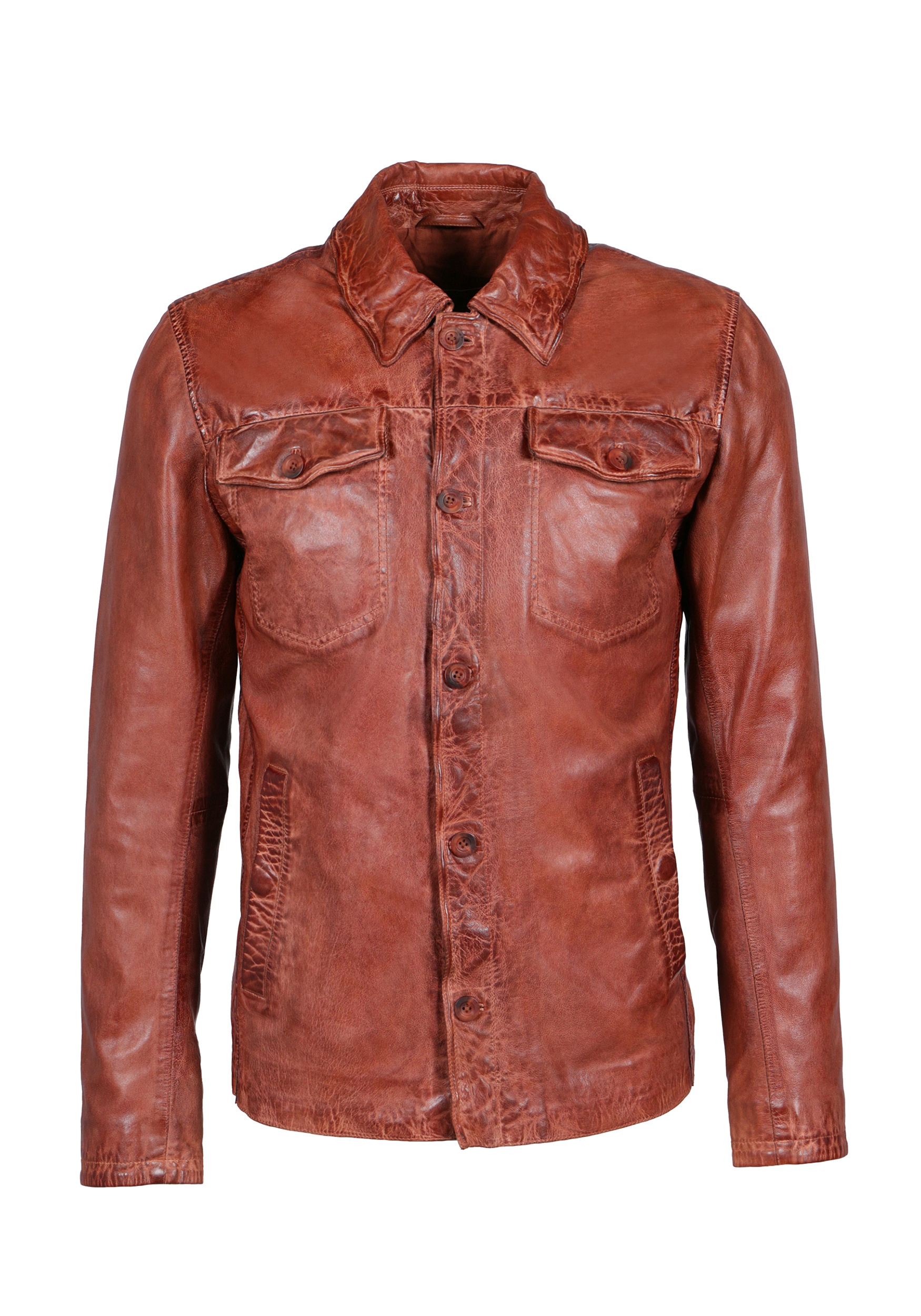 Freaky Nation Lederjacke »Aalborg-FN«