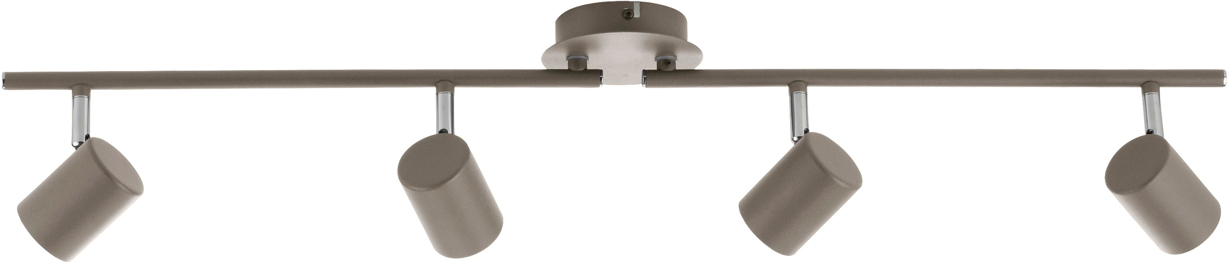 my home LED Deckenleuchte »Maci«, 4 flammig, Leuchtmittel GU10 | Leuchtmittel wechselbar, schlichtes Design, warmweißes LED-Licht, dreh- und schwenkbare Spots