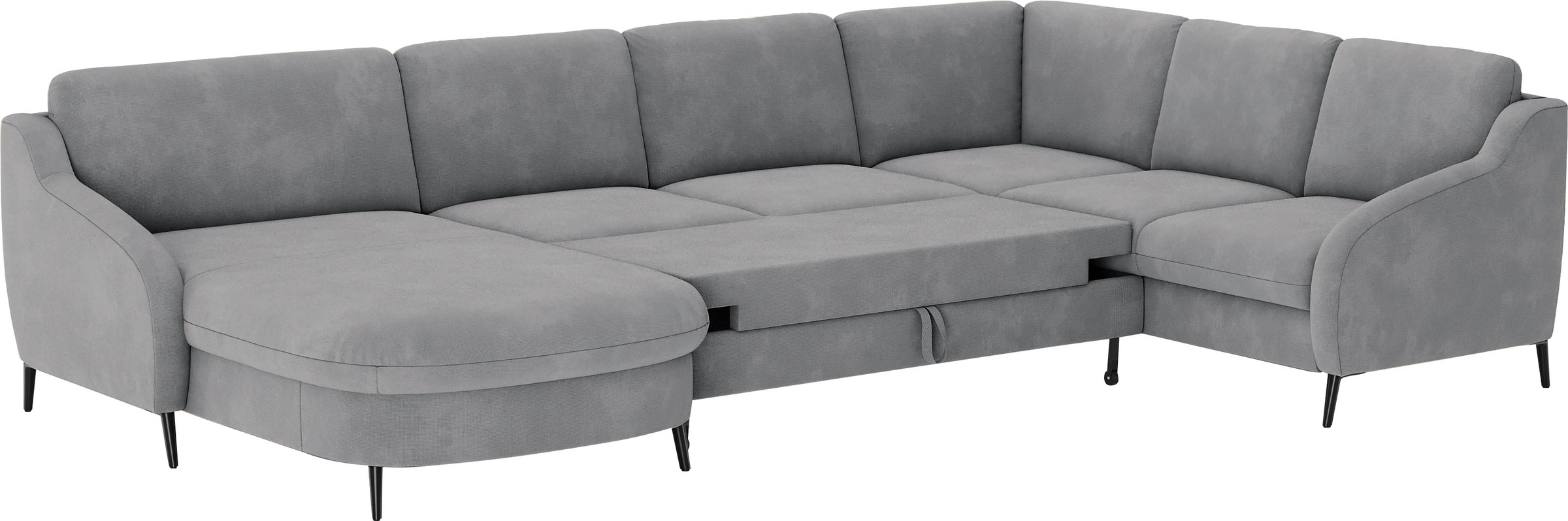 sit&more Wohnlandschaft »Soul U-Form«, wahlweise mit Bettfunktion und Bettkasten oder Schubkasten