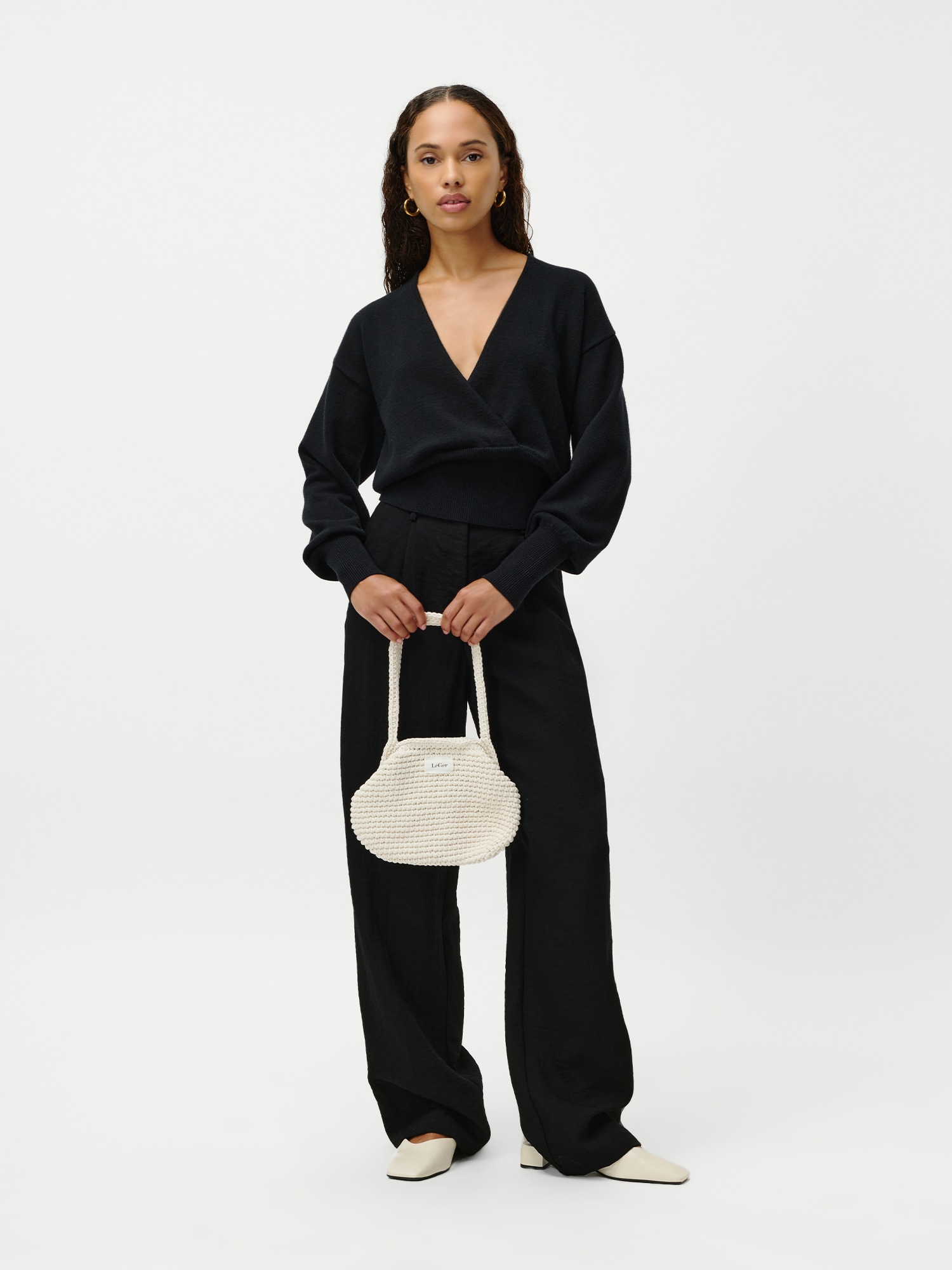 LeGer Handtasche »Perle Bag« in Häkeloptik