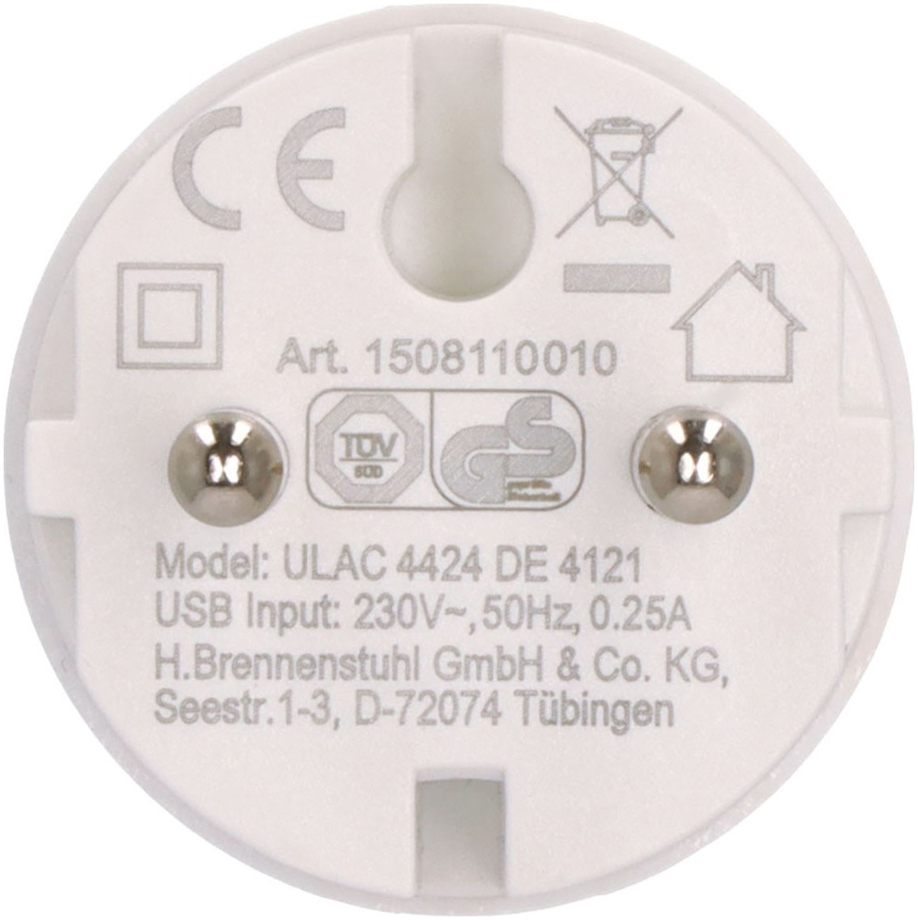 Brennenstuhl USB-Adapter »USB-C Steckdoseneinsatz 2,4 A«