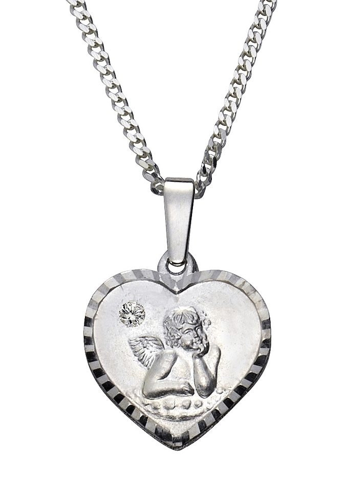 Kette Geschenk, mit mit online Kristallstein Anhänger Firetti kaufen mit »Schmuck Herz Schutzengel«,
