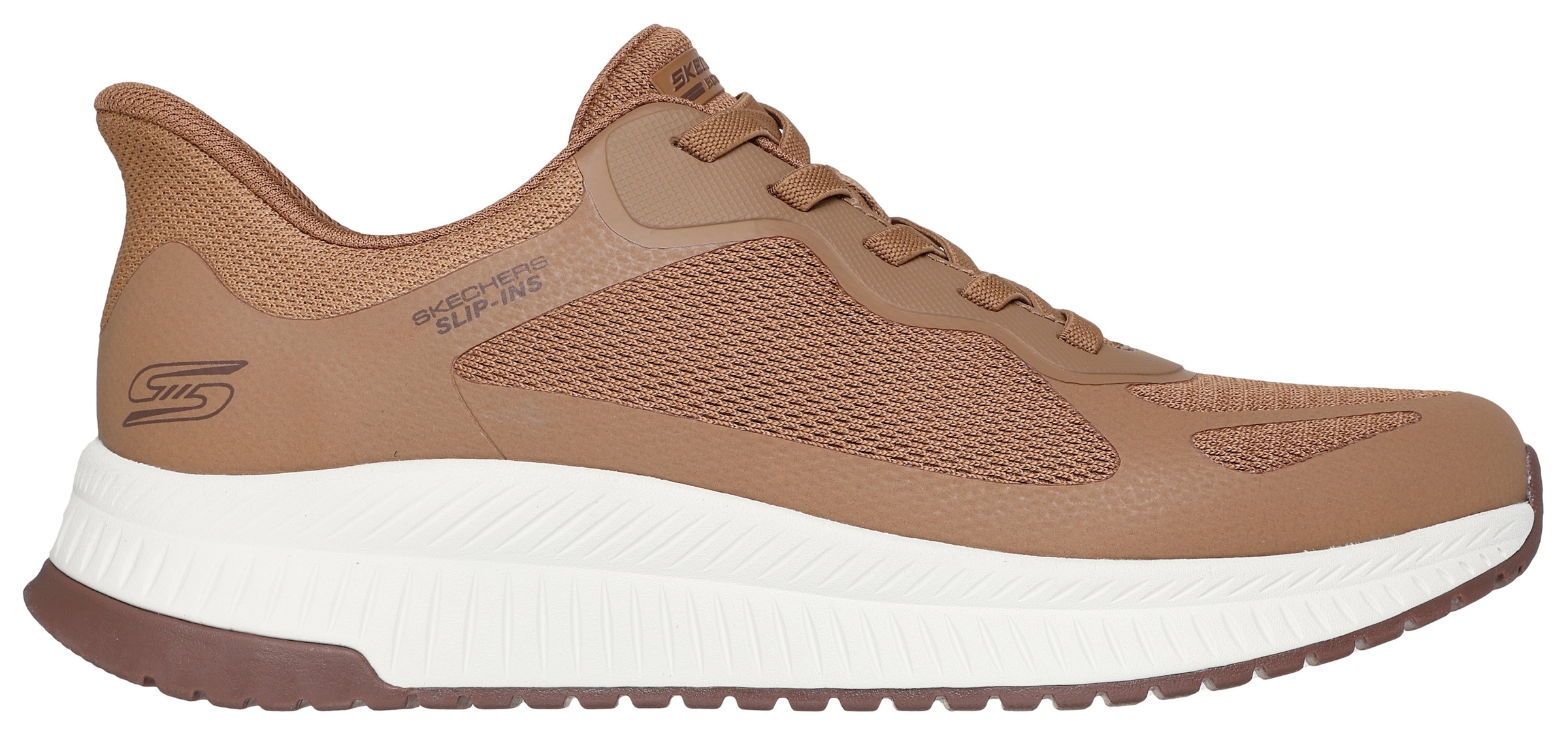 Skechers Slip-On Sneaker »BOBS SQUAD 4«, Trainingsschuh, Sneaker, Schnürschuh zum einfachen reinschlupfen