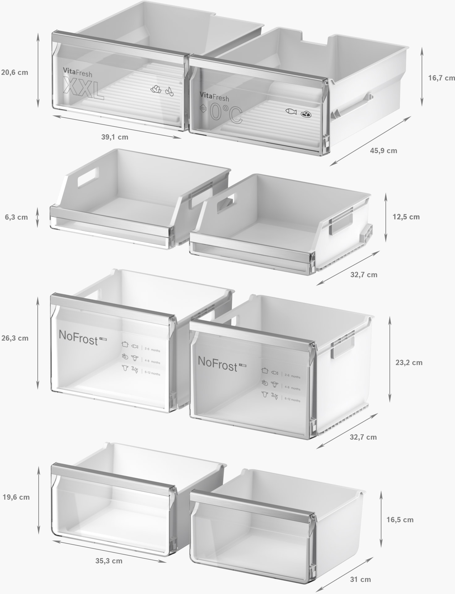 BOSCH Multi Door Serie 6 »KFI96APEA«