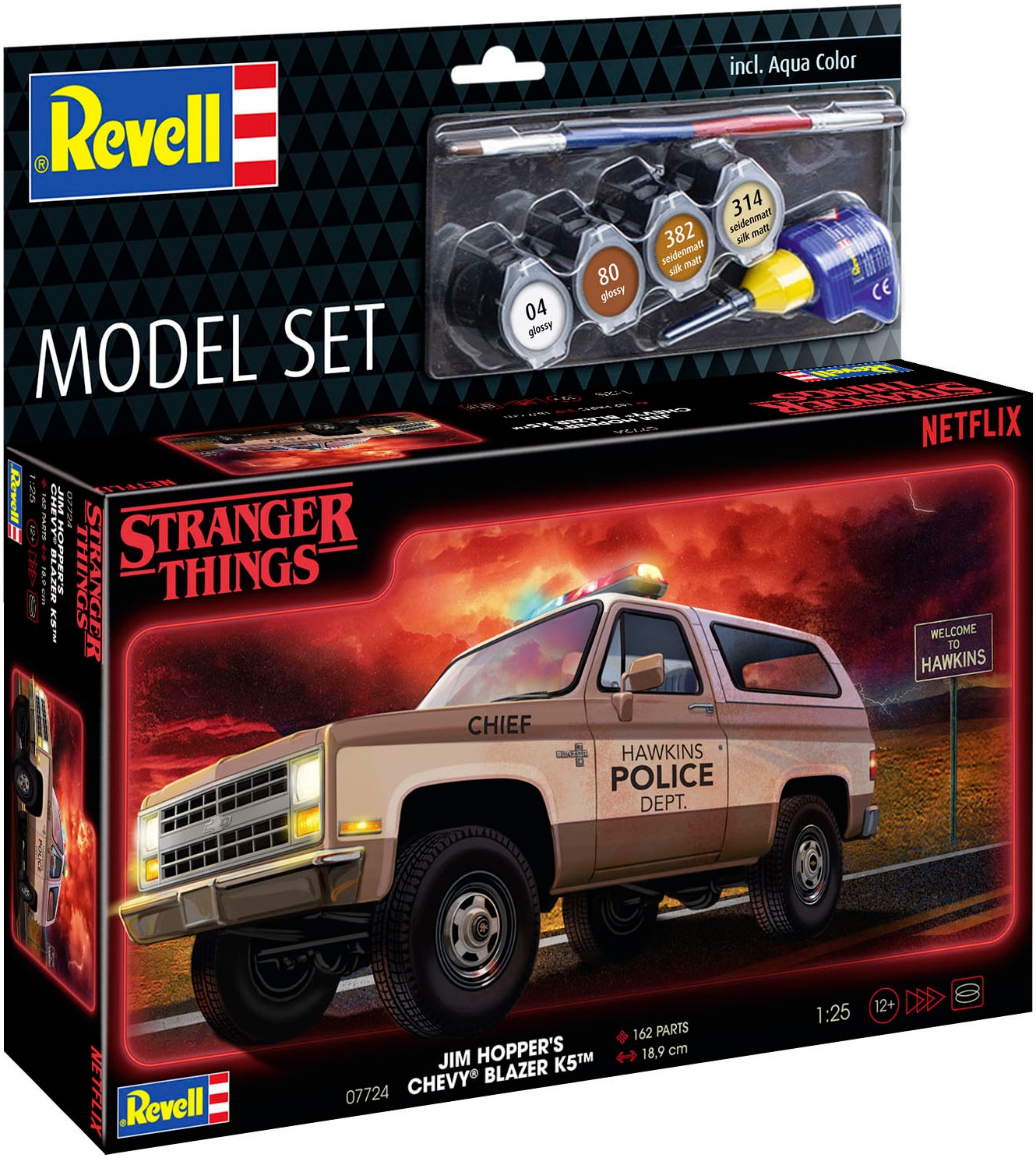 Revell® Modellbausatz »Stranger Things, Chevrolet K5 Blazer« 1:25