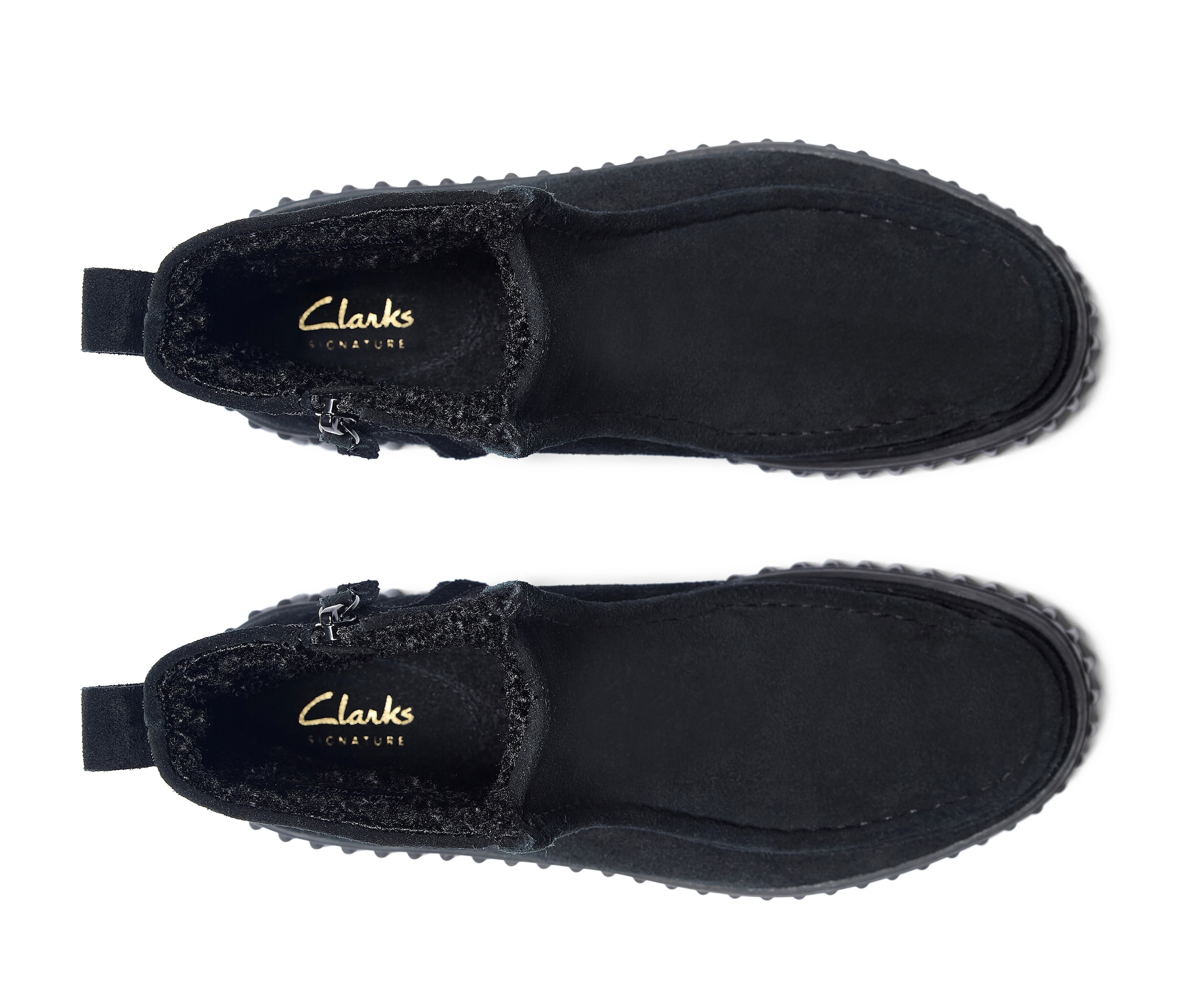 Clarks Winterboots »Torhill Cozy«, Plateauboots mit modischer Ziernaht