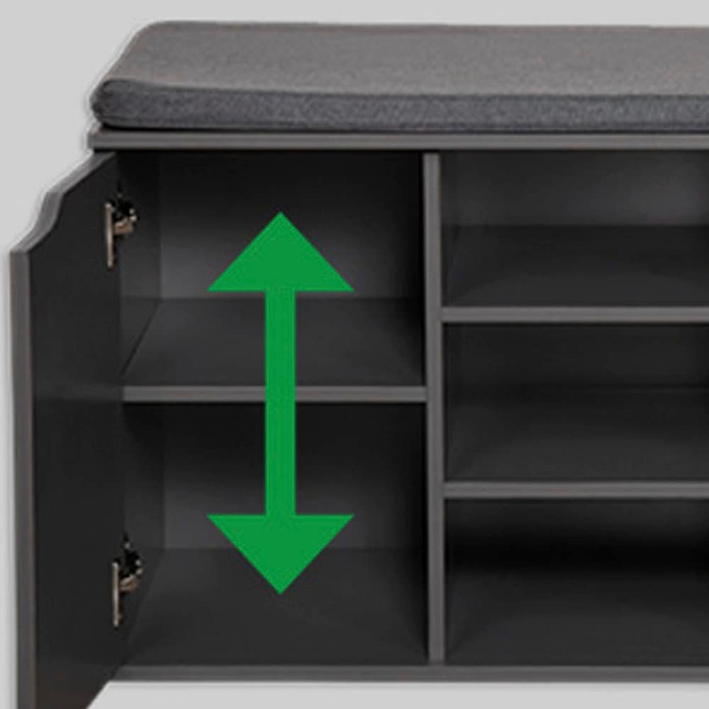 KESPER® Schuhschrank »Schuhschrank mit Sitzkissen, 2 Türen, FSC«