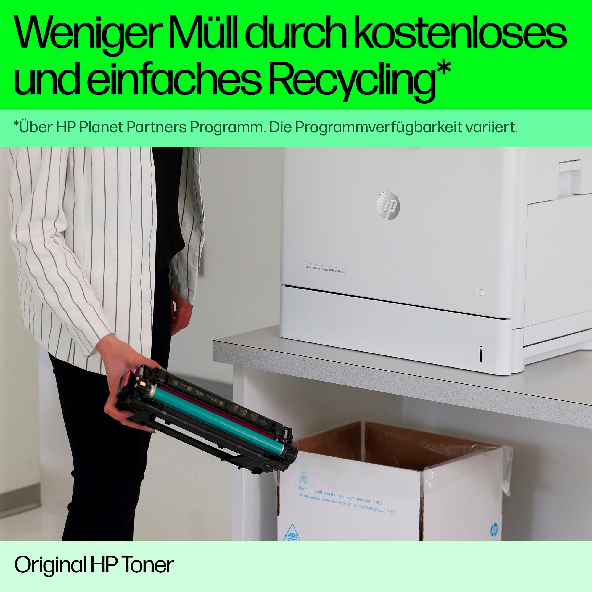HP Tonerkartusche »HP original  Toner 125A 3er-Pack(CF373AM) C/Y/M«