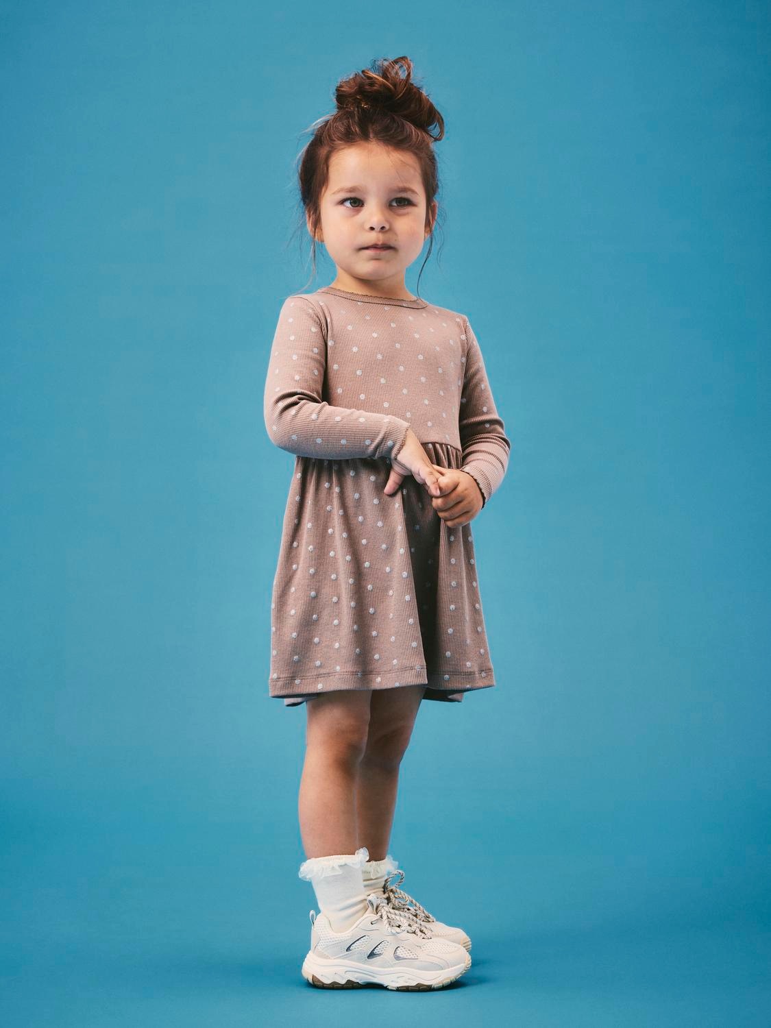 Name It Strickkleid »NMFLONA LS DRESS« Baumwollmischung, regular fit