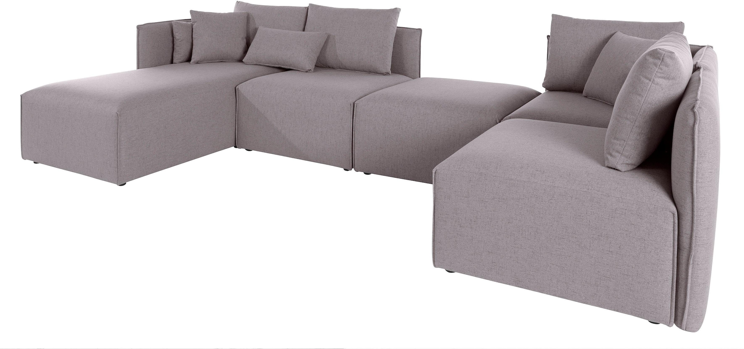 OTTO home Wohnlandschaft »Nöre U-Form« 5 Teile, in vielen Bezugsqualitäten günstig online kaufen