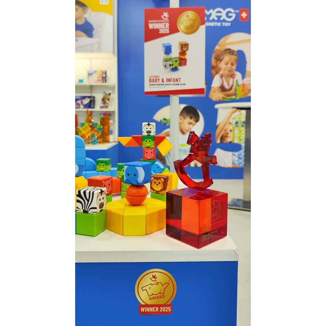 Geomag™ Magnetspielbausteine »Magicube Blocks Stacking Safari (305)« Made in Europe