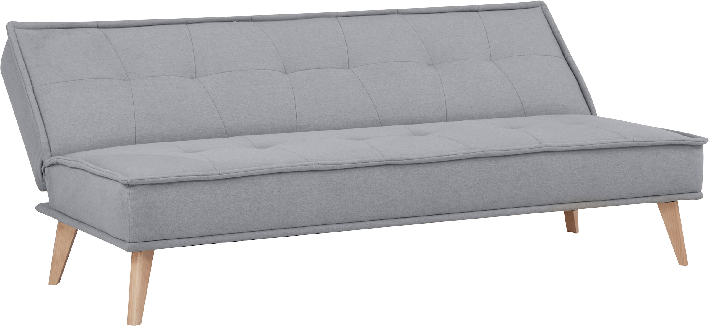 INOSIGN Schlafsofa »MENDOTA, 181 cm, 3-Sitzer mit Schlaffunktion,«, verstellbarer Rückenlehne, Klappmechanismus, Webstoff