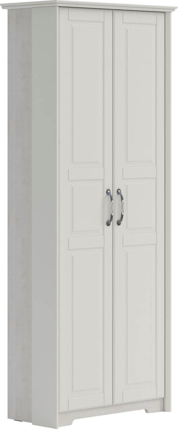 Home affaire Garderobenschrank »Evergreen« (H/B/T): 191/77,7/38,5cm, UV lac günstig online kaufen