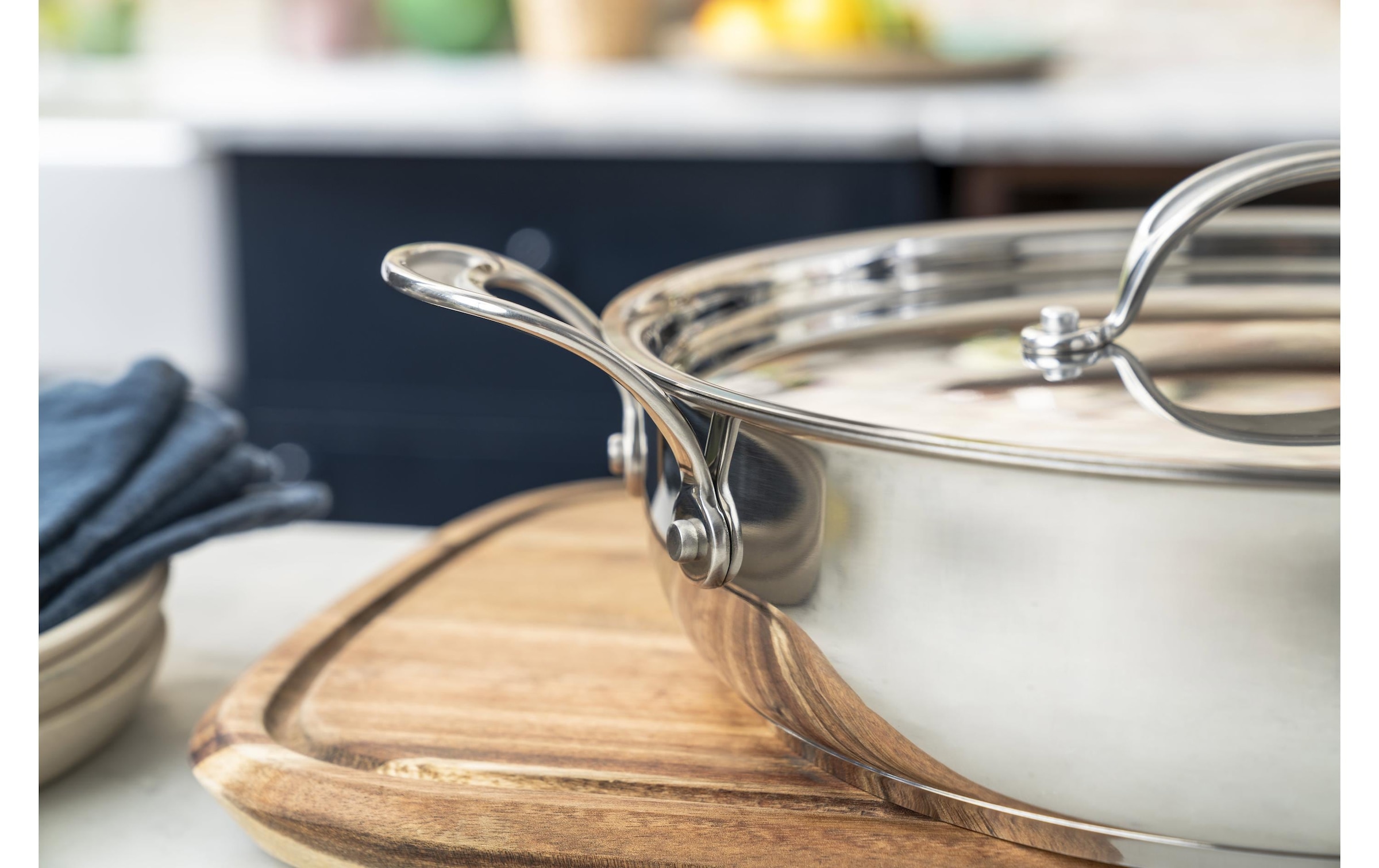 Tefal Servierpfanne »Jamie Oliver Classic Servierpfanne« Edelstahl