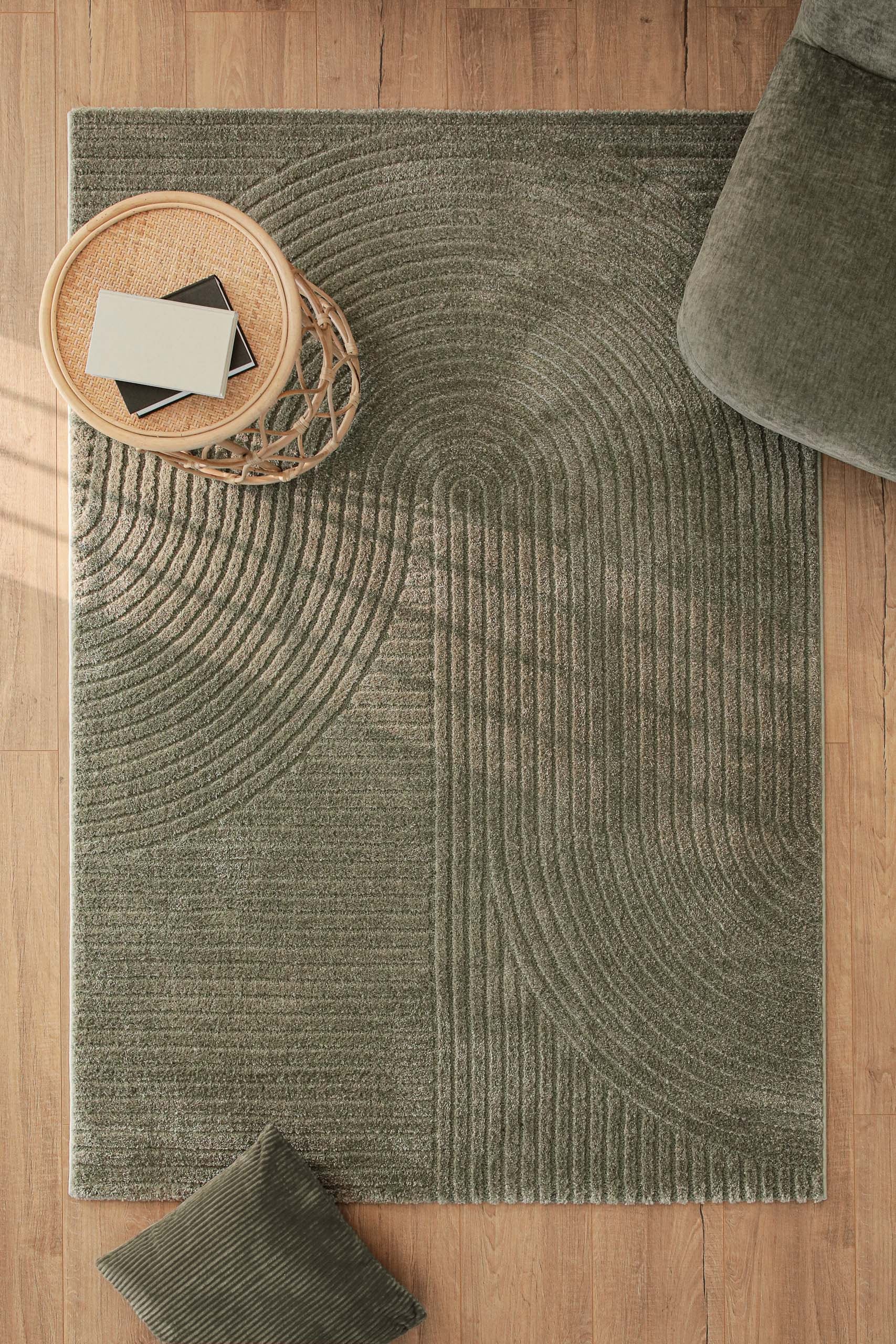 Wecon home Teppich »Bolen« rechteckig 14 mm Höhe Gewebter Teppich, Kurzflor günstig online kaufen