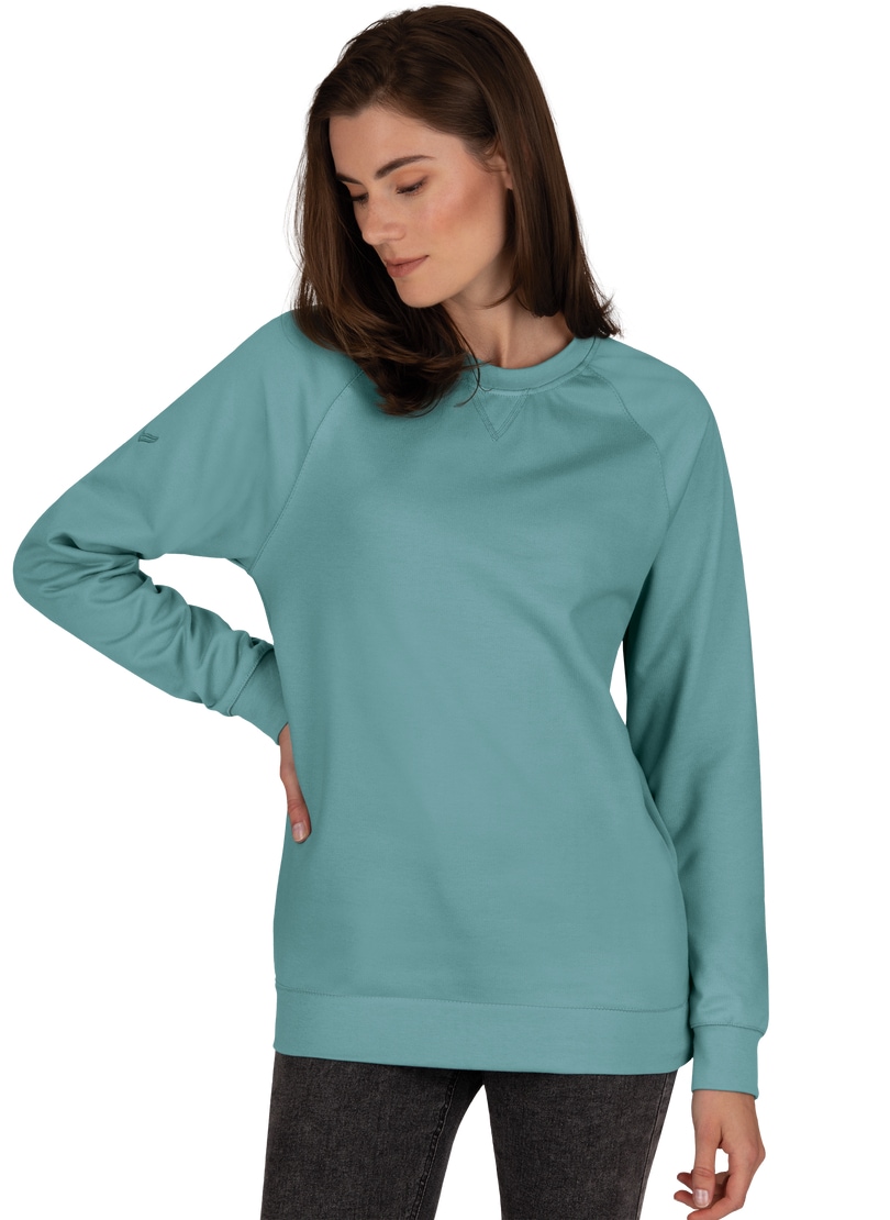 Trigema Sweatshirt »TRIGEMA Sweatshirt mit angerauter Innenseite« online  kaufen