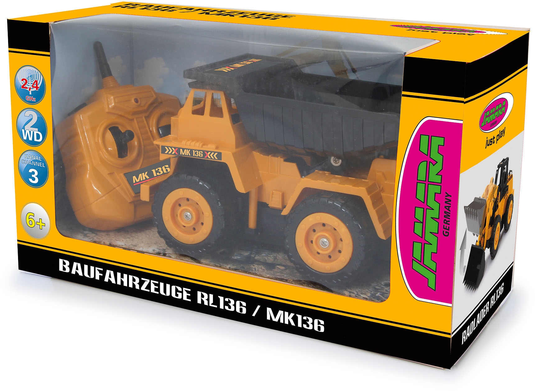 Jamara RC-LKW »Muldenkipper MK136 1:36 2,4GHz«