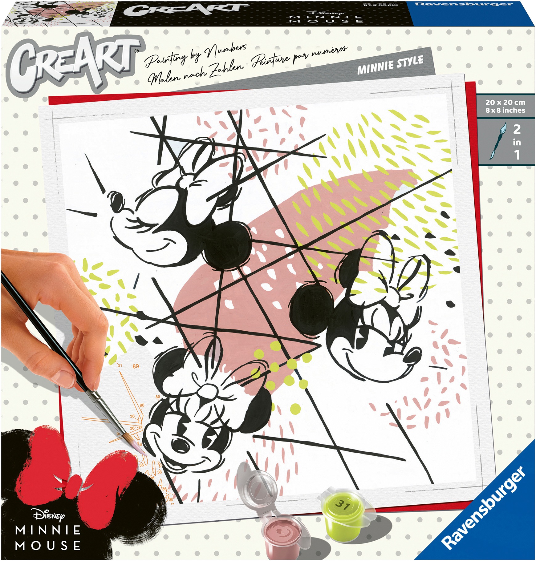 Malen nach Zahlen »CreArt, Minnie Style«, Made in Europe, FSC® - schützt Wald - weltweit