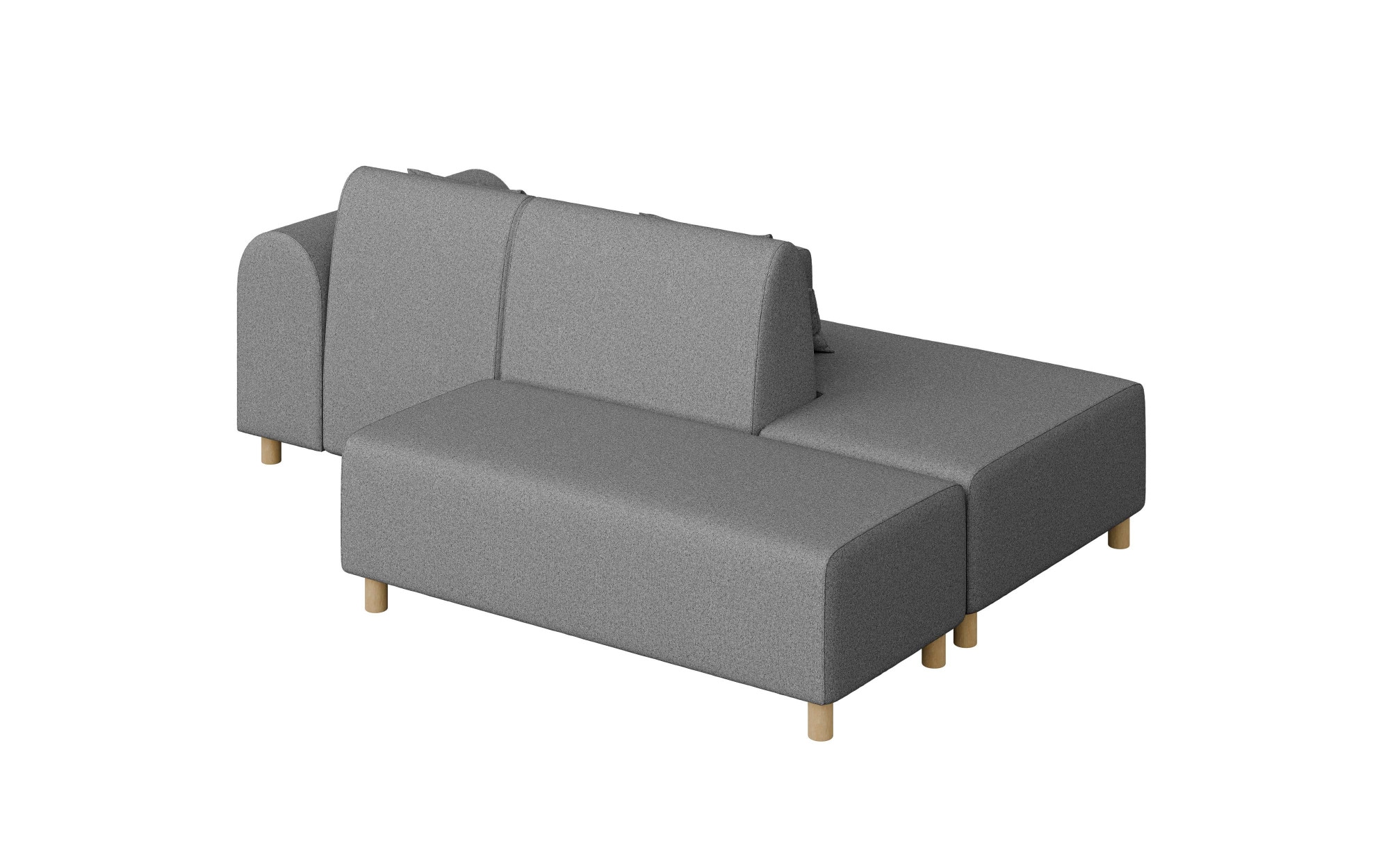 INOSIGN Ecksofa »Suyala«, L-Form mit Hocker