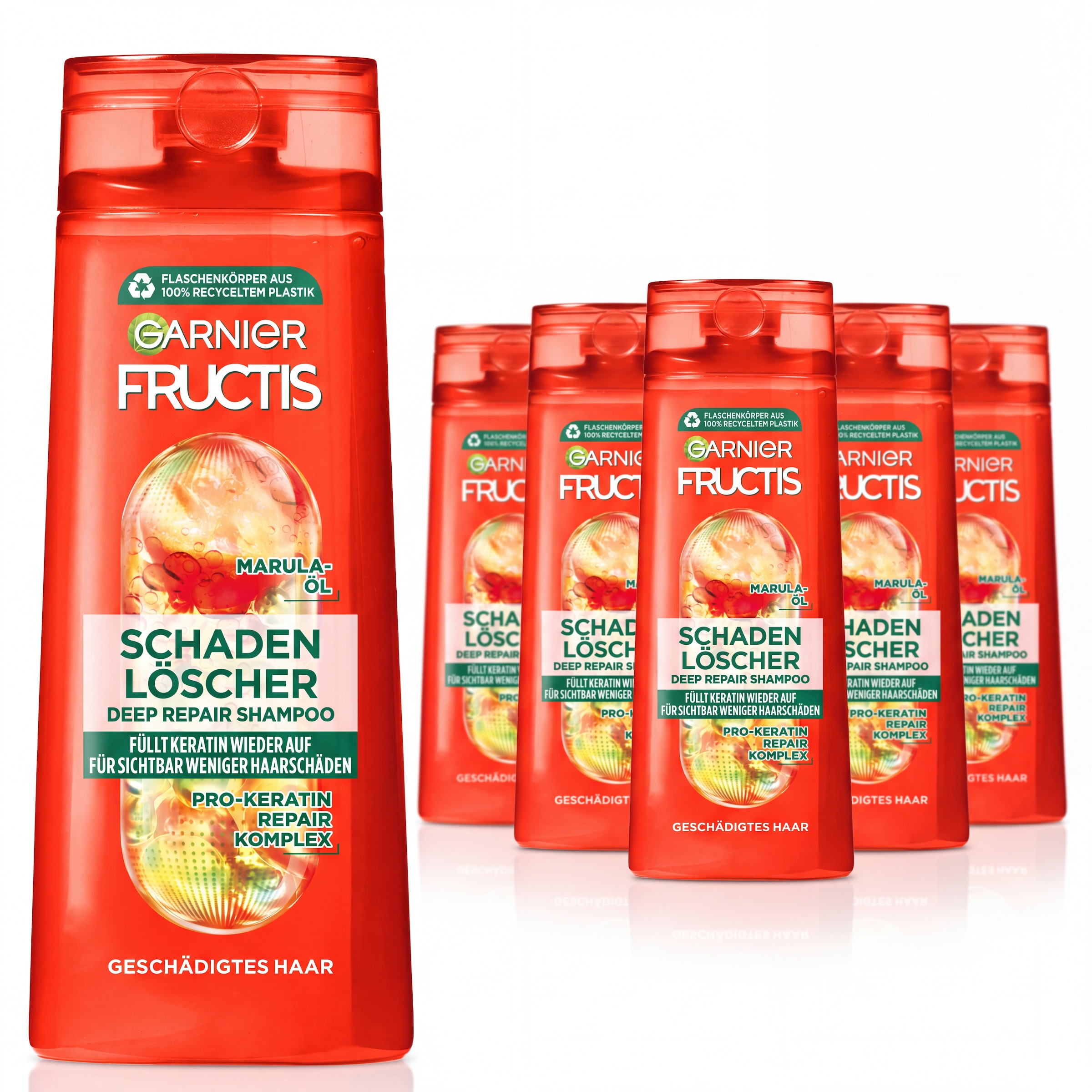 GARNIER Haarshampoo »FRUCTIS SCHADENLÖSCHER« mit reparierender Formel, für stark geschädigtes Haar