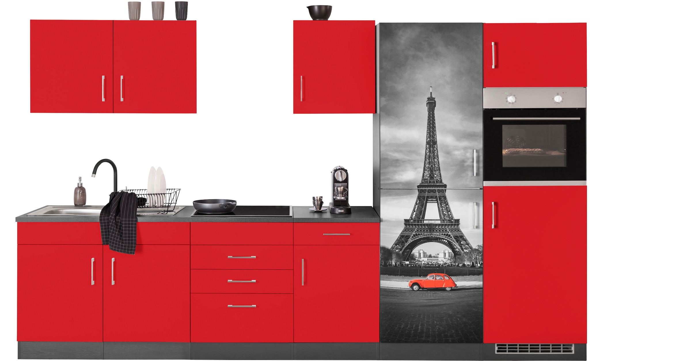 KOCHSTATION Küchenzeile »KS-Paris«, ohne E-Geräte, Breite 330 cm günstig online kaufen