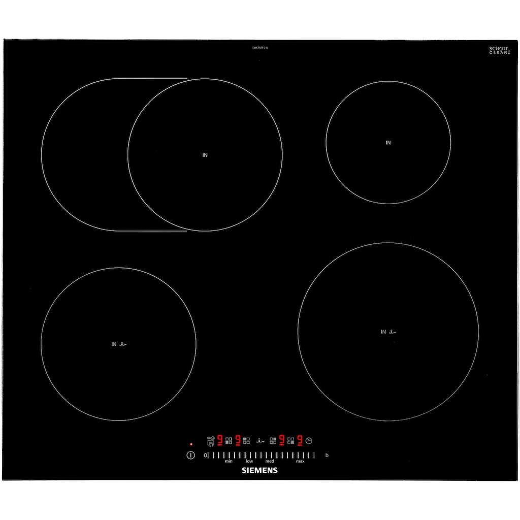 SIEMENS Induktions-Kochfeld von SCHOTT CERAN®, EH675FFC1E