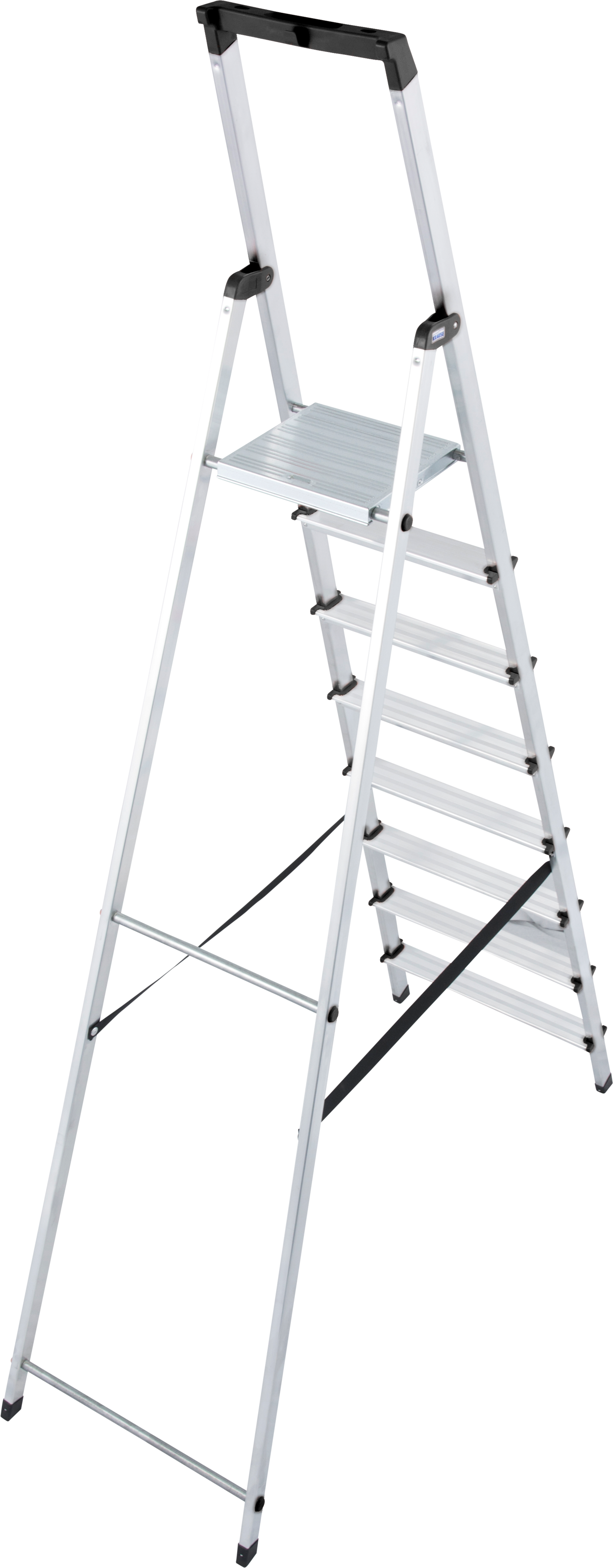KRAUSE Stehleiter »Solidy«, Aluminium, 1x8 Stufen, Arbeitshöhe ca. 370 cm