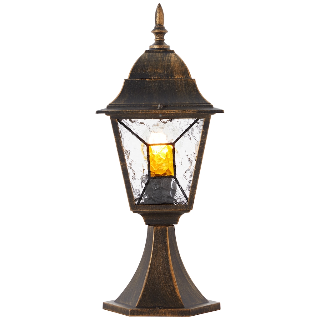 Brilliant Leuchten Sockelleuchte »Janel«, 1 flammig-flammig, Pollerleuchte für den Hauseingang - 44cm Höhe - E27 Fassung