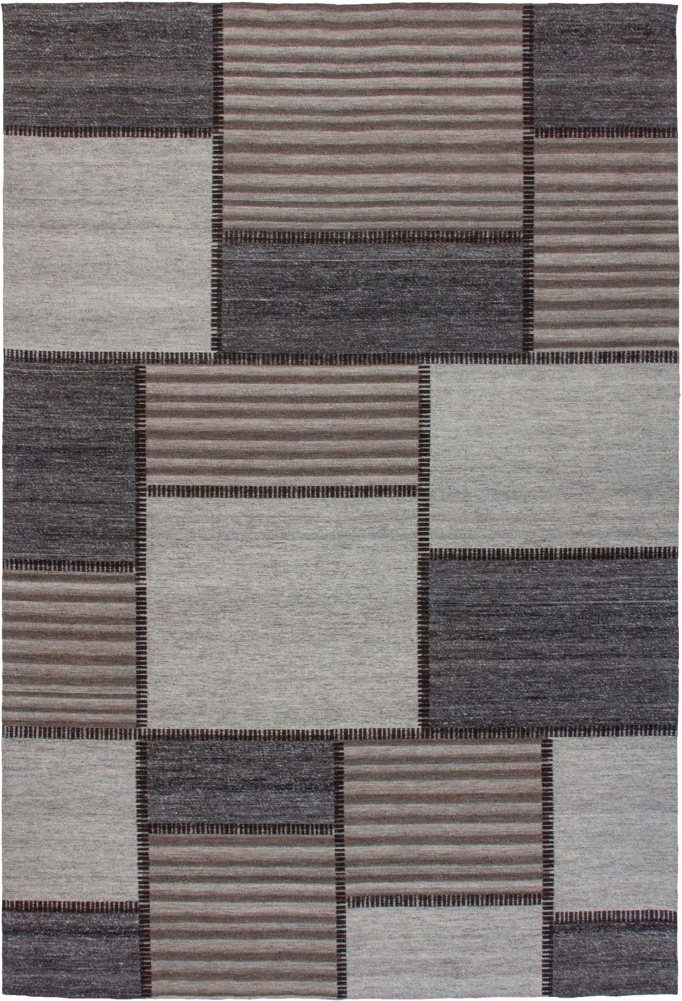 calo-deluxe Teppich »Roxy 120«, rechteckig, 6 mm Höhe, Jacquard, Flachgewebe, Wohnzimmer, Esszimmer