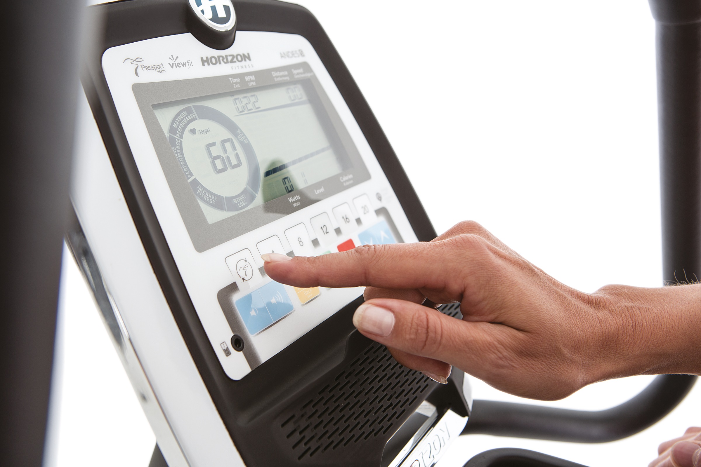 Horizon Fitness Ellipsentrainer-Ergometer »Andes 5 Viewfit«, klappbar