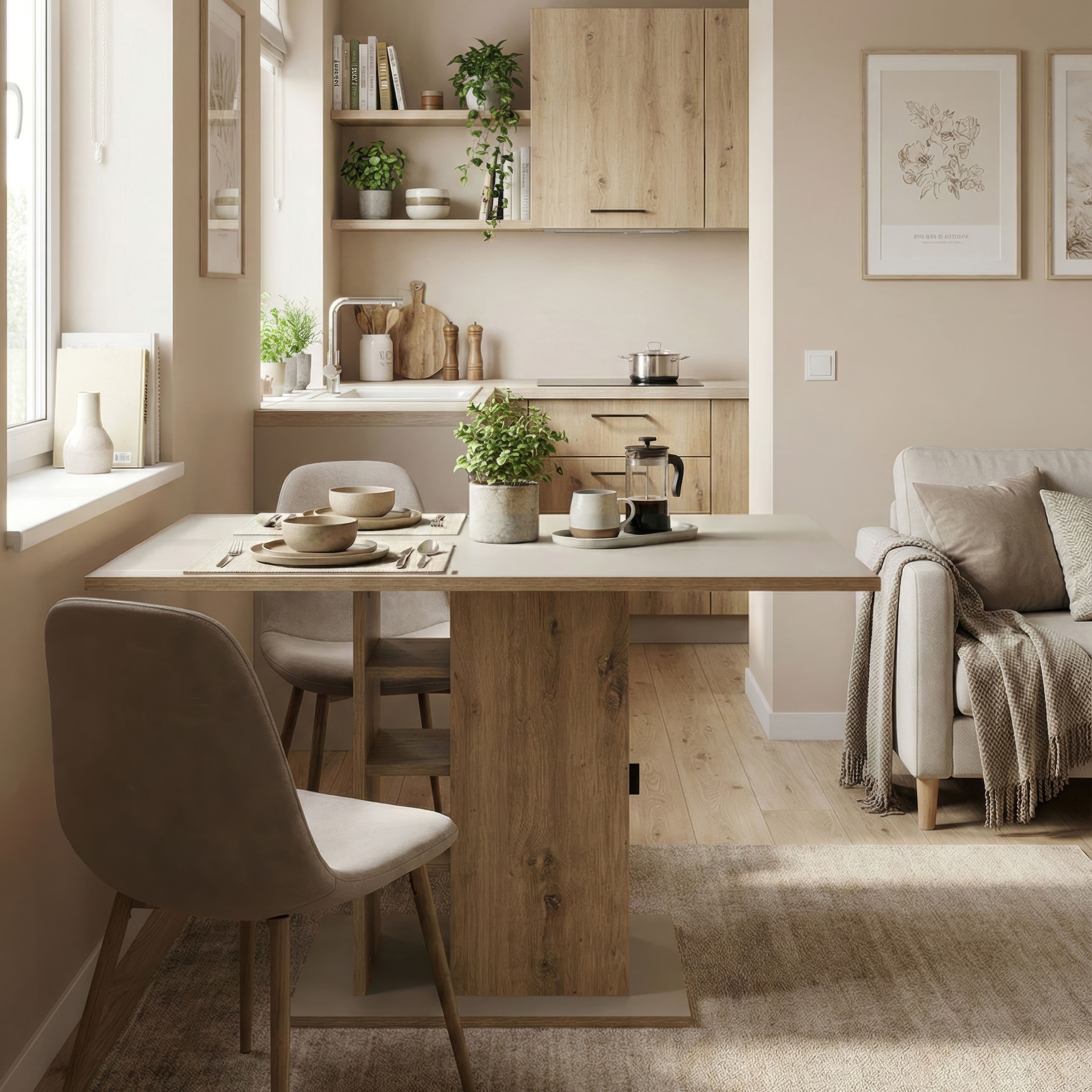 Gami Esstisch »Belford« Ein Tisch mit Stauraum