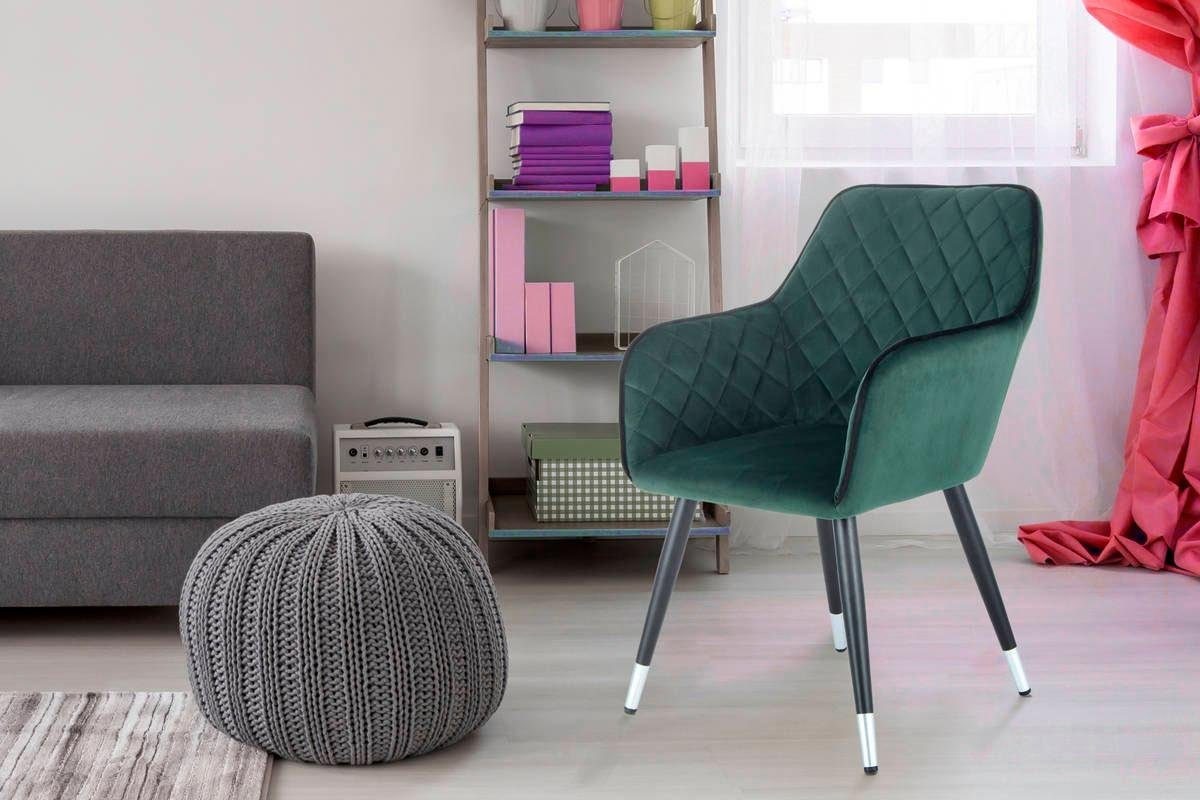 Kayoom Stuhl »Amino 625, stilvoller Design-Stuhl,samtweicher Bezug aus Velv günstig online kaufen