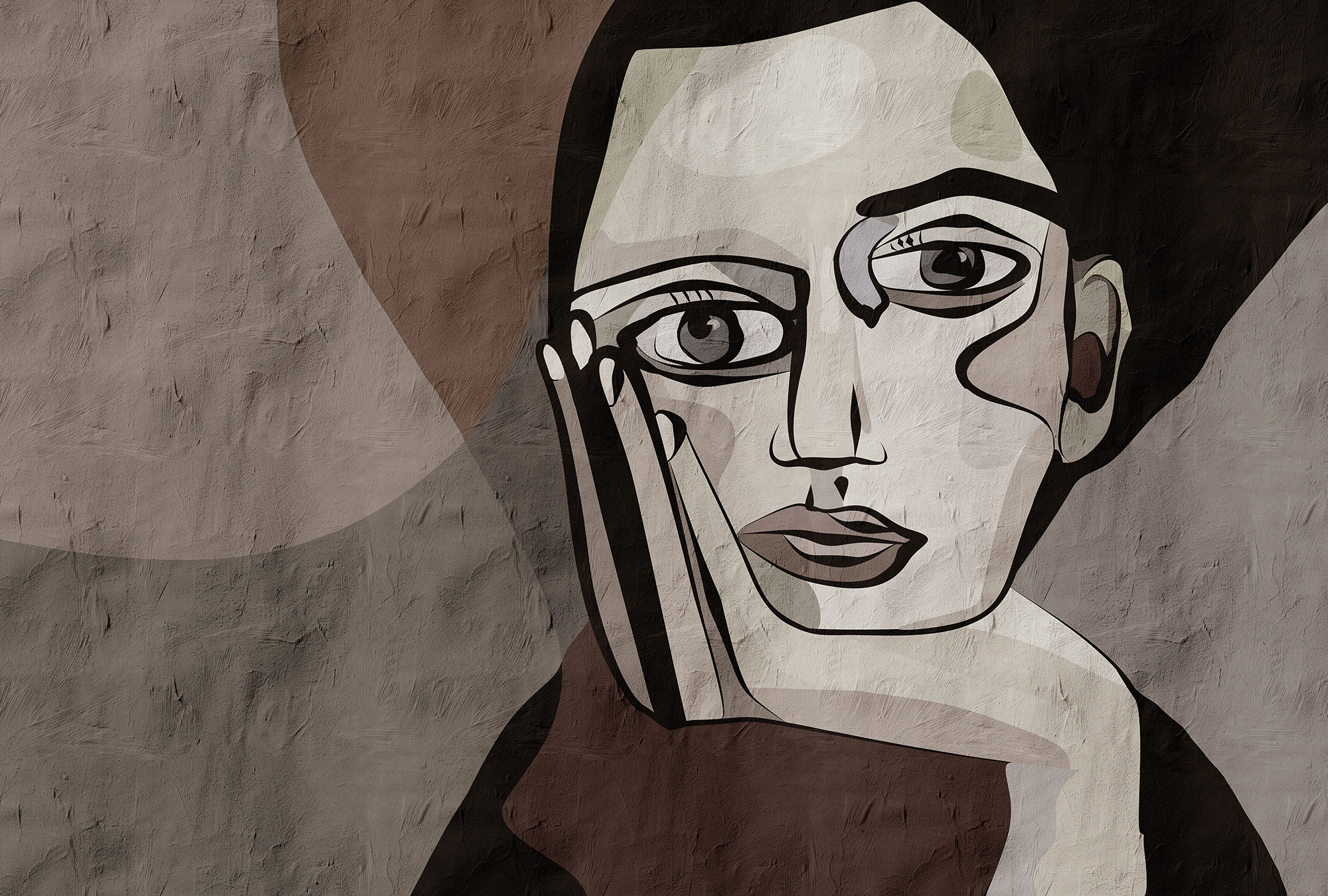 living walls Fototapete »Walls by Patel Think Tank« glatt Vlies, Wand