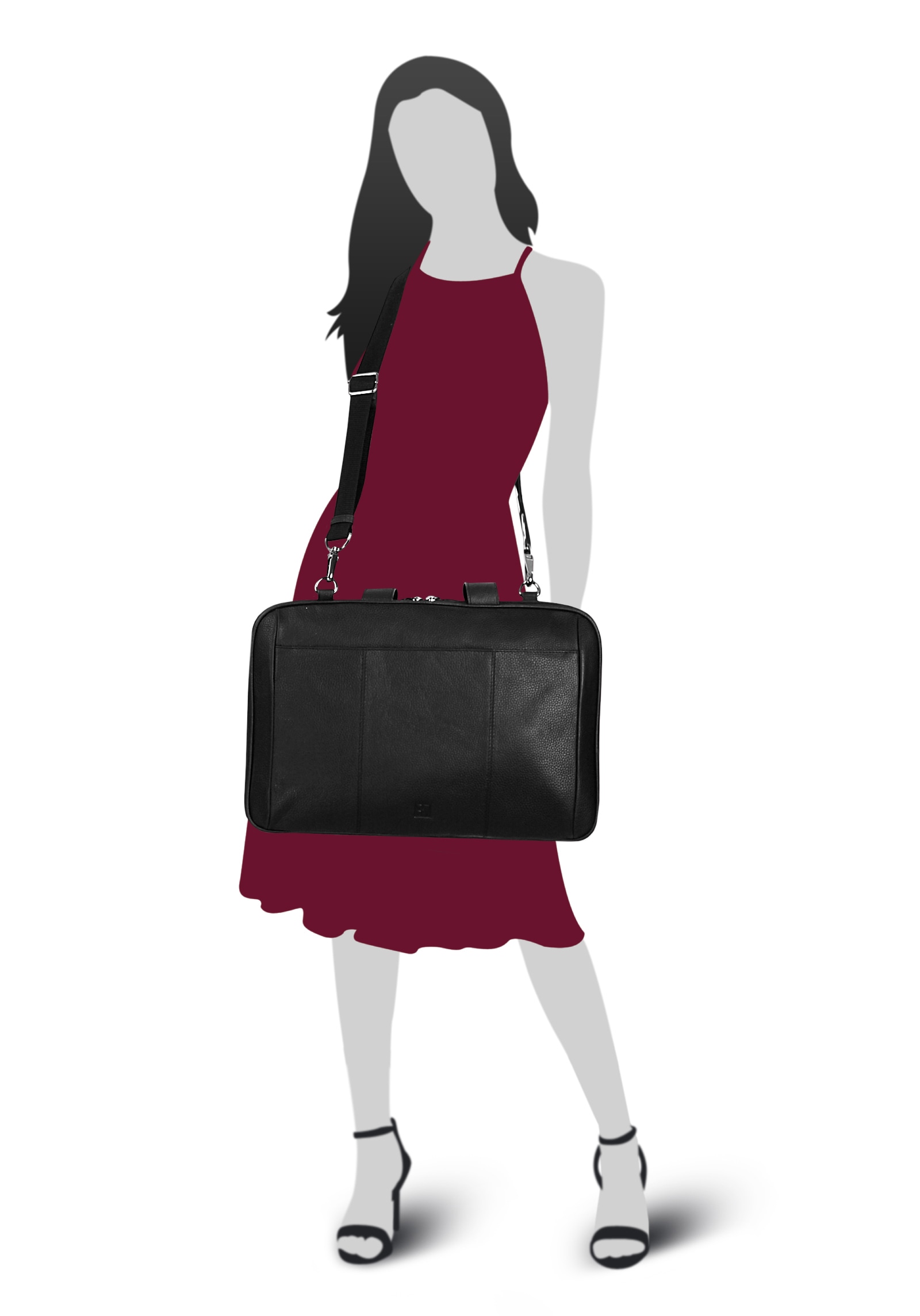 BODENSCHATZ Aktentasche echt Leder